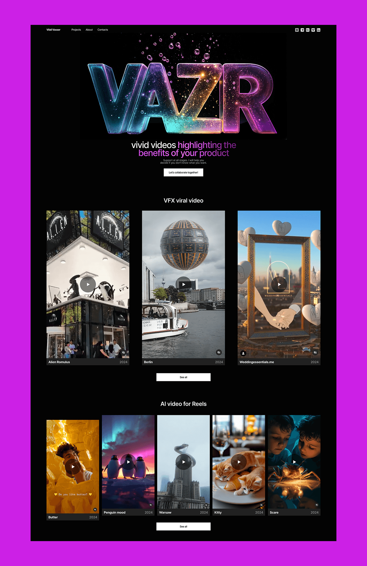 Portfolio for Motion Designer | Real project — Изображение №3 — Интерфейсы, Анимация на Dprofile