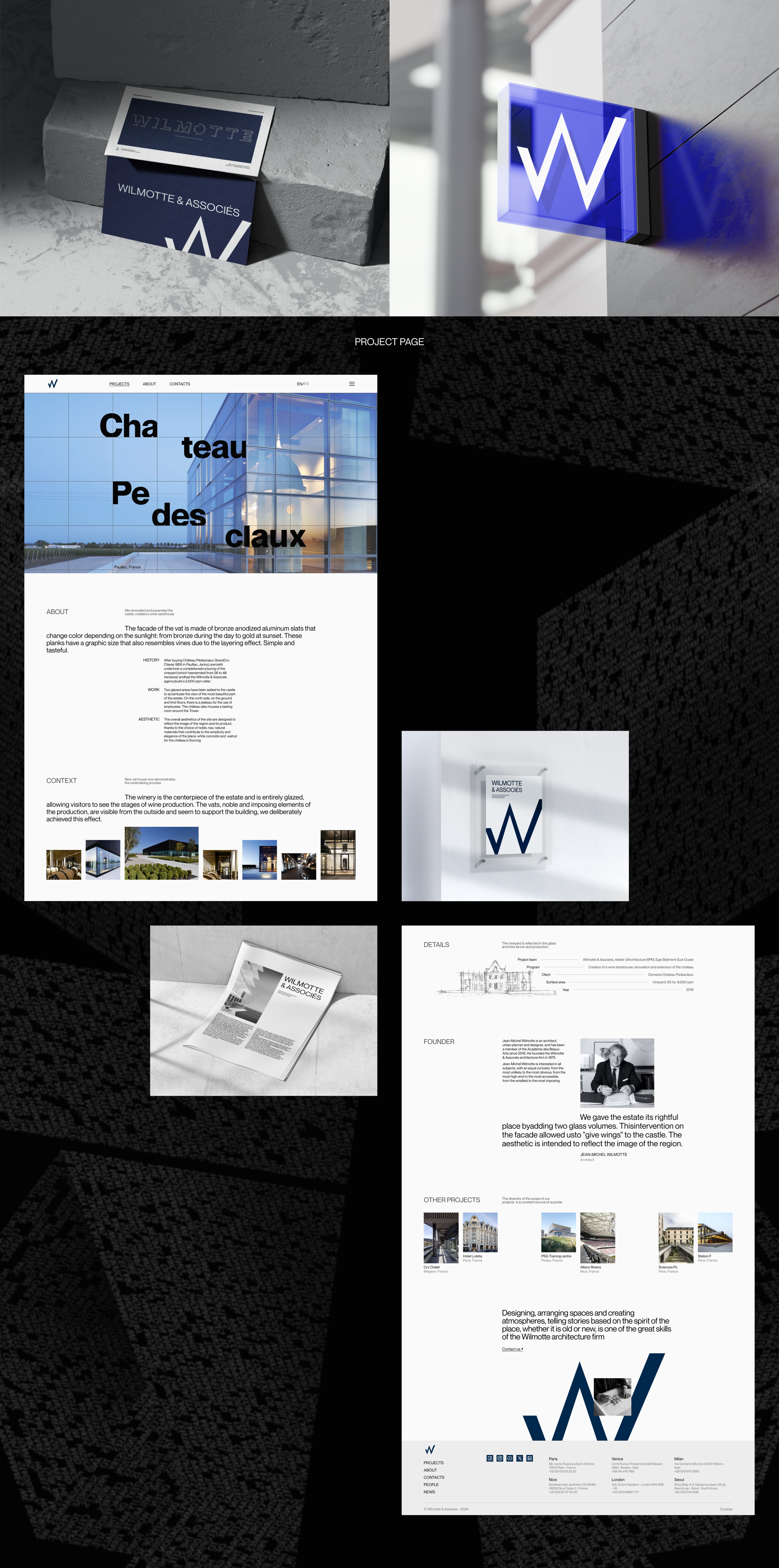 Wilmotte | Corporate website redesign — Изображение №4 — Интерфейсы на Dprofile
