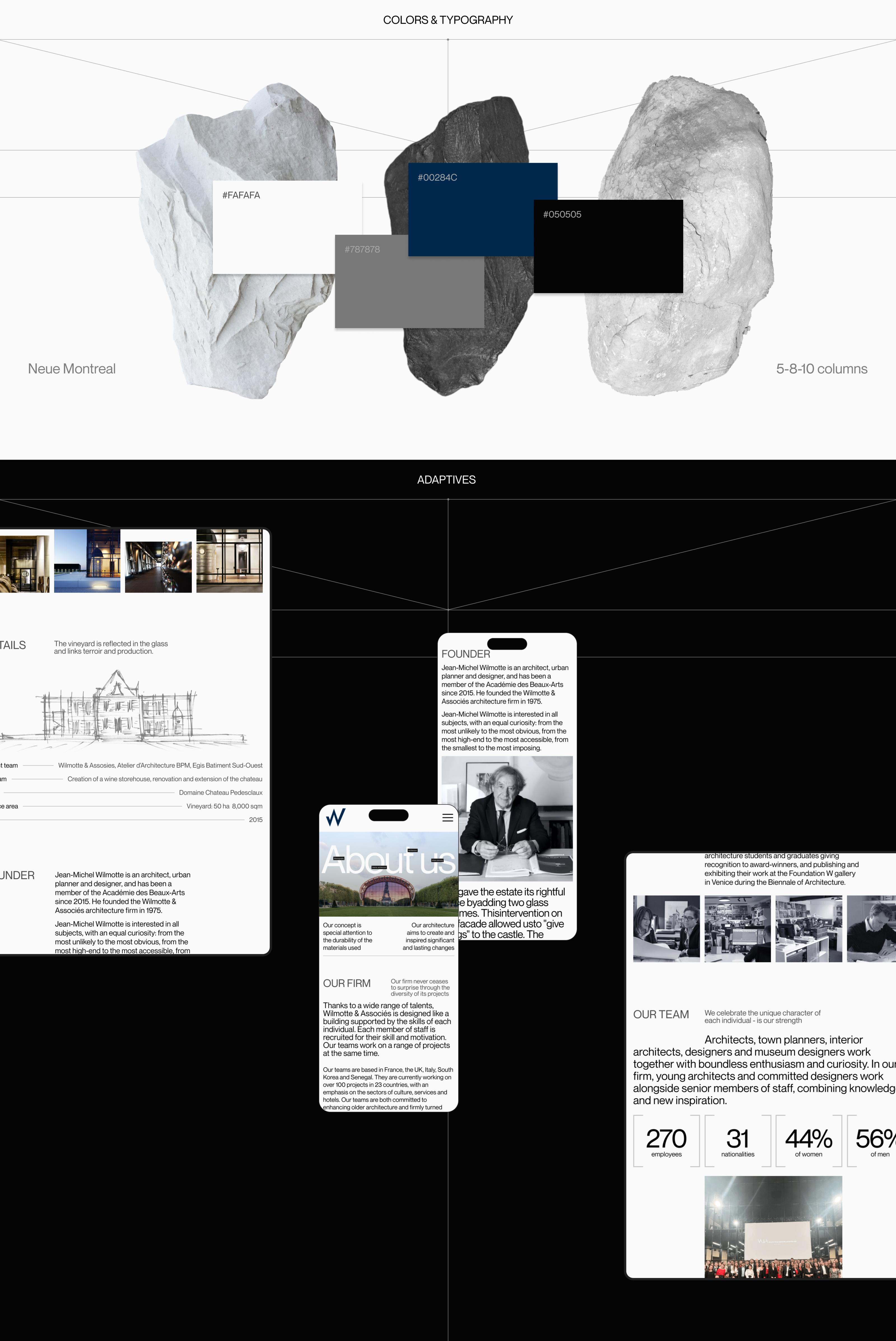 Wilmotte | Corporate website redesign — Изображение №5 — Интерфейсы на Dprofile
