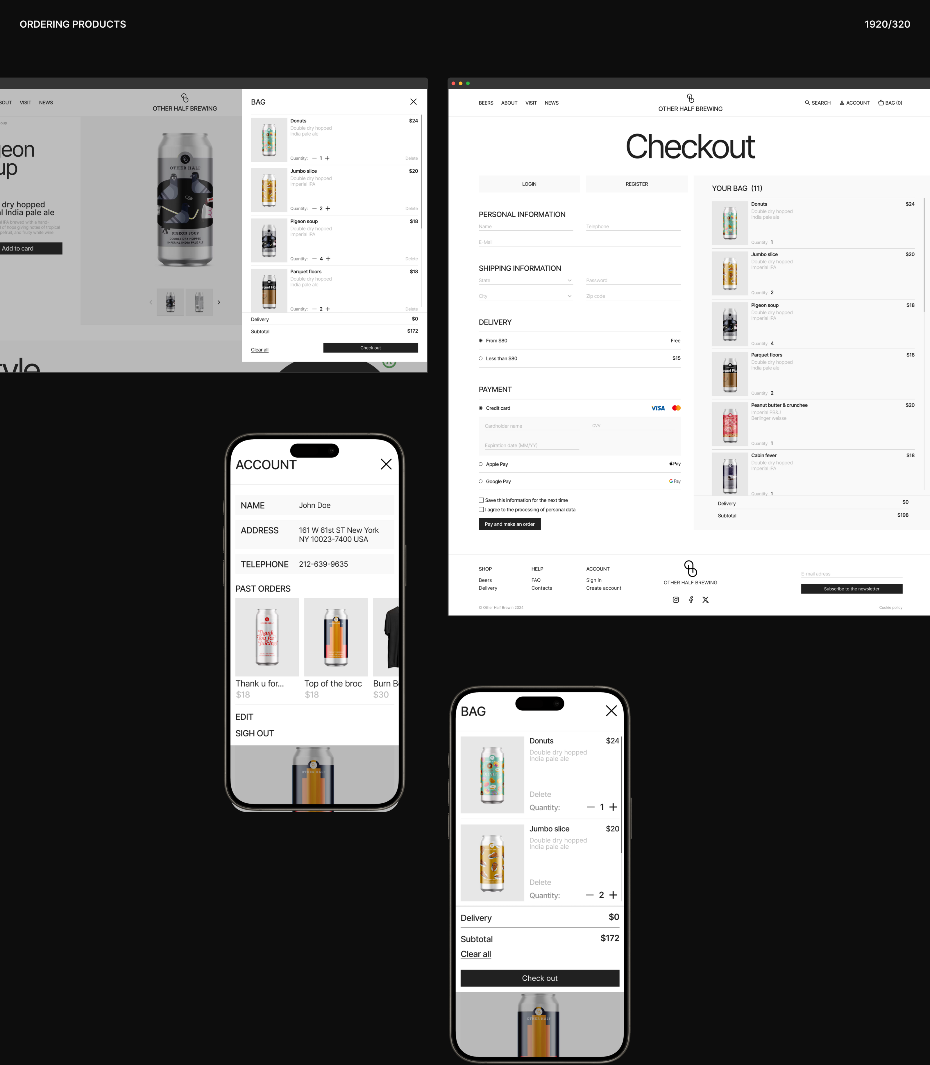 Other Half Brewing | E-commerce — Изображение №11 — Интерфейсы на Dprofile
