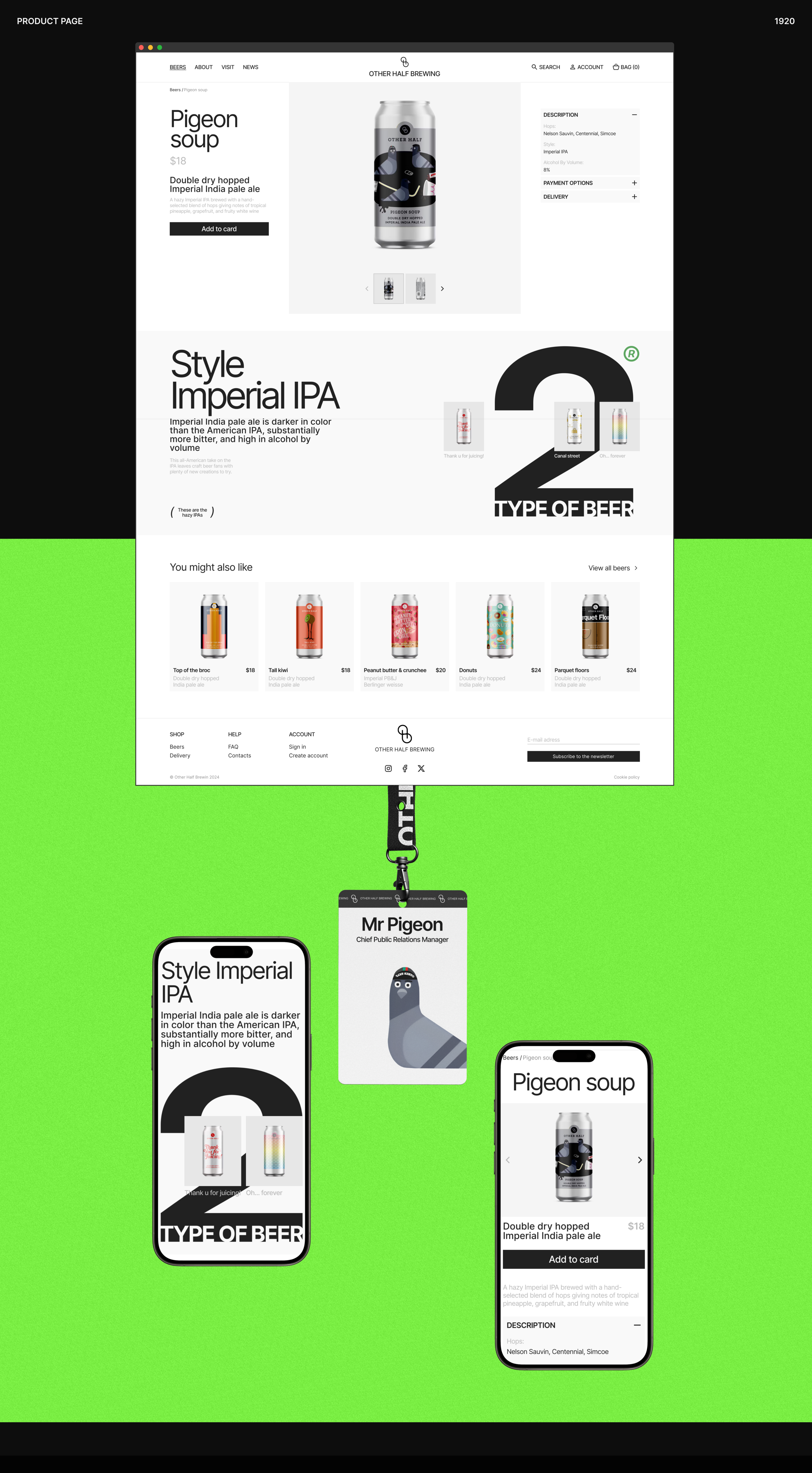 Other Half Brewing | E-commerce — Изображение №7 — Интерфейсы на Dprofile