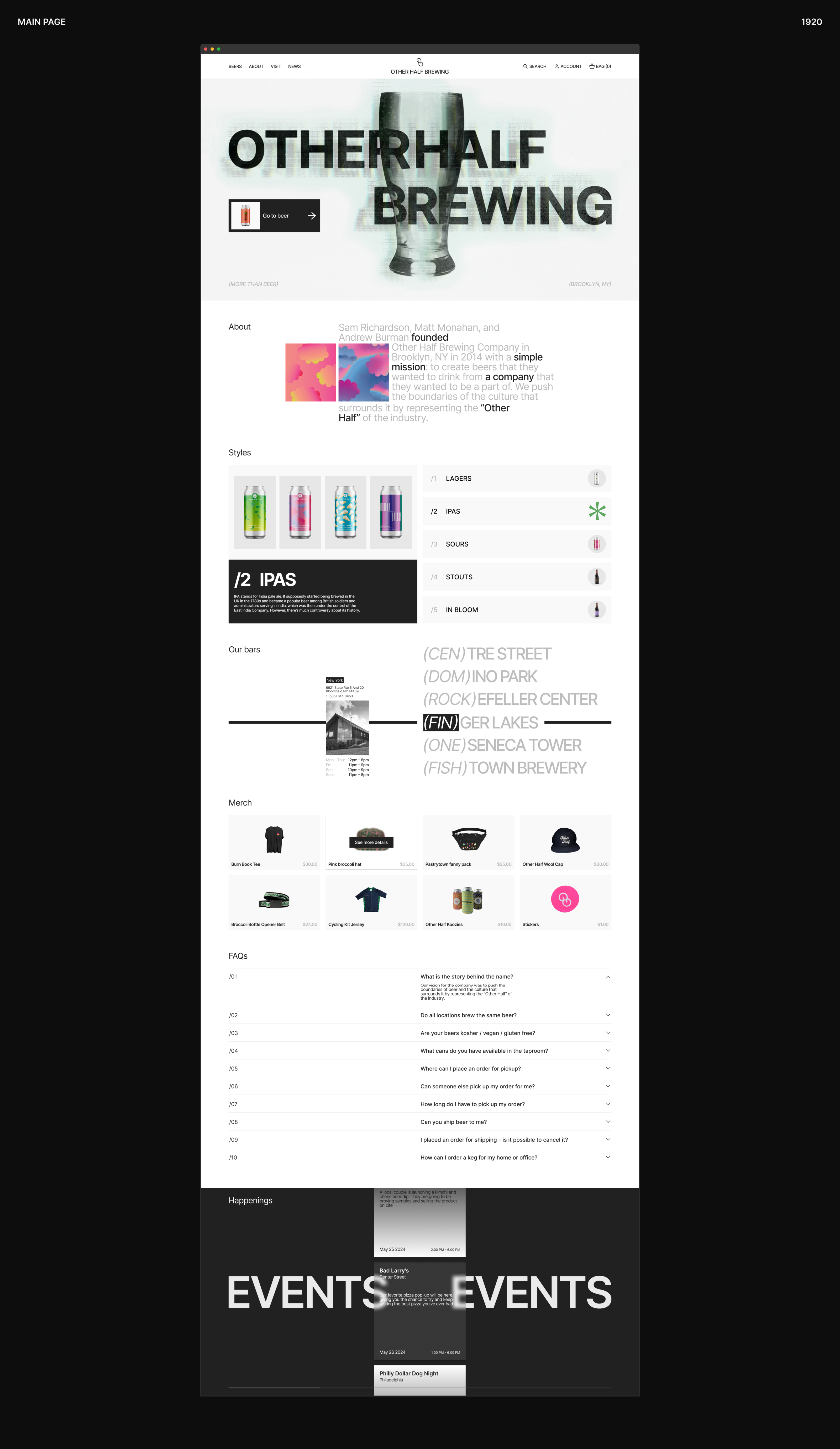 Other Half Brewing | E-commerce — Изображение №3 — Интерфейсы на Dprofile