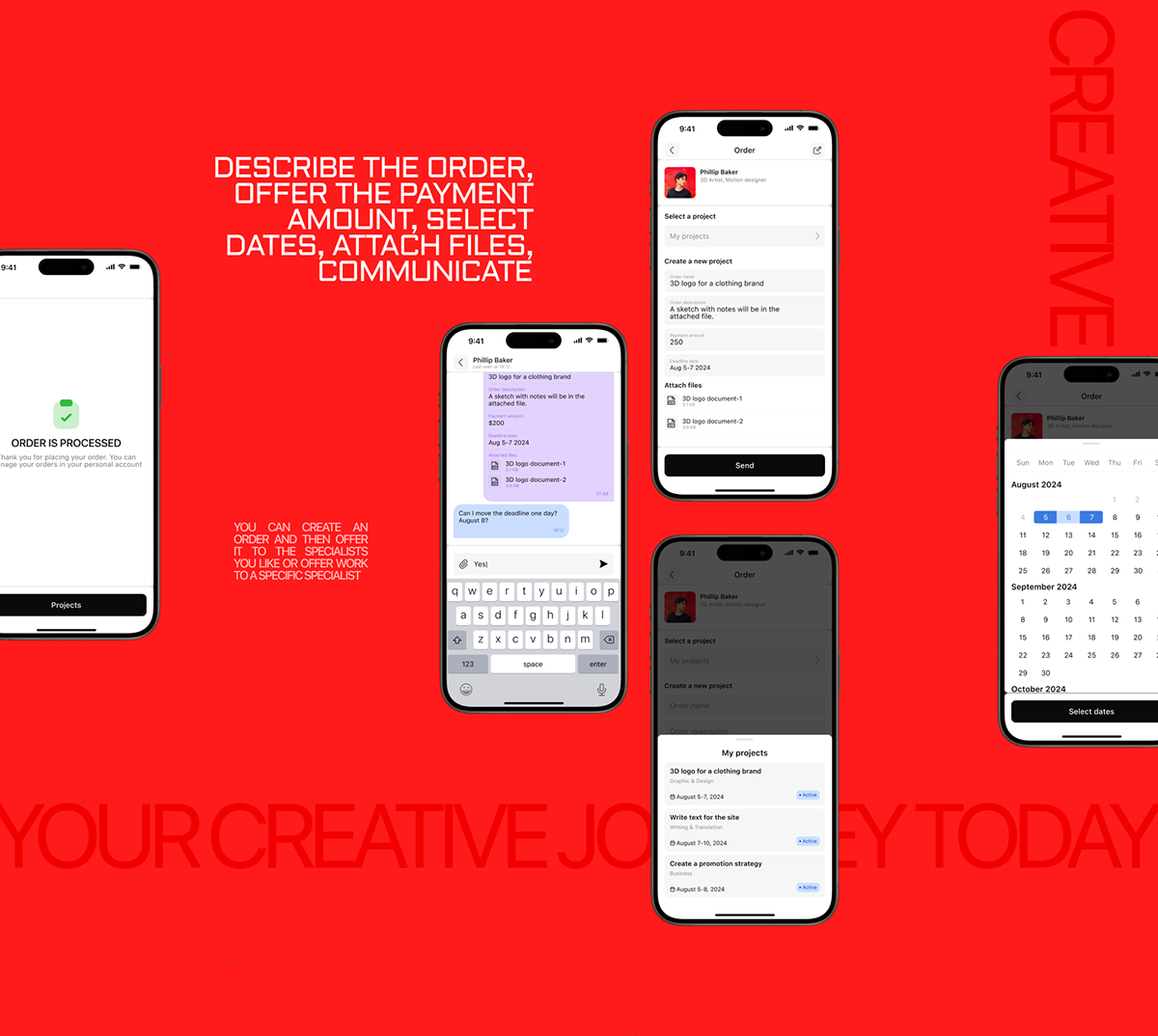 Creative Club | Mobile app — Изображение №13 — Интерфейсы на Dprofile
