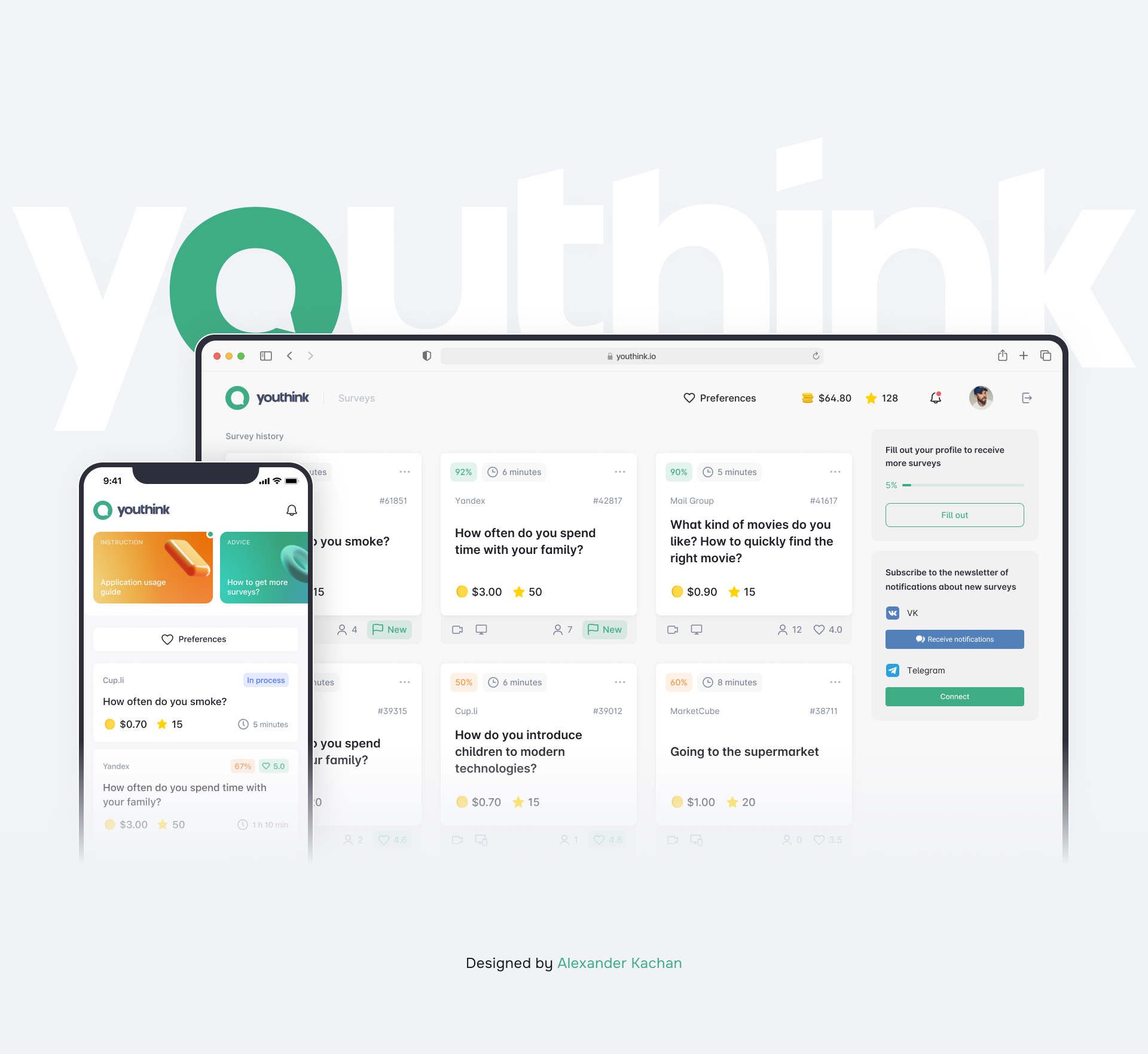 YouThink | Web & App — Изображение №15 — Интерфейсы на Dprofile