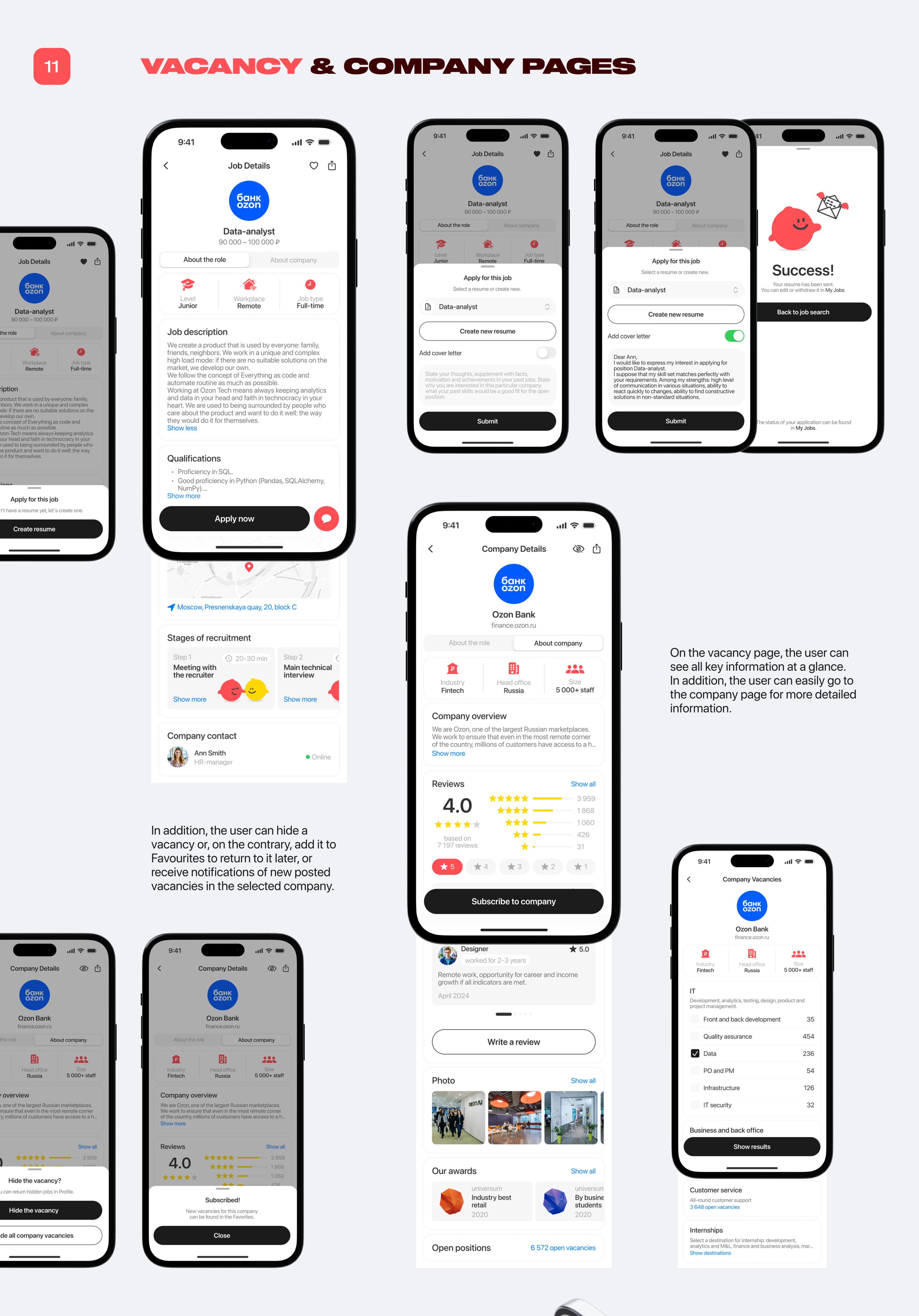 First Job | Mobile App — Изображение №9 — Интерфейсы на Dprofile