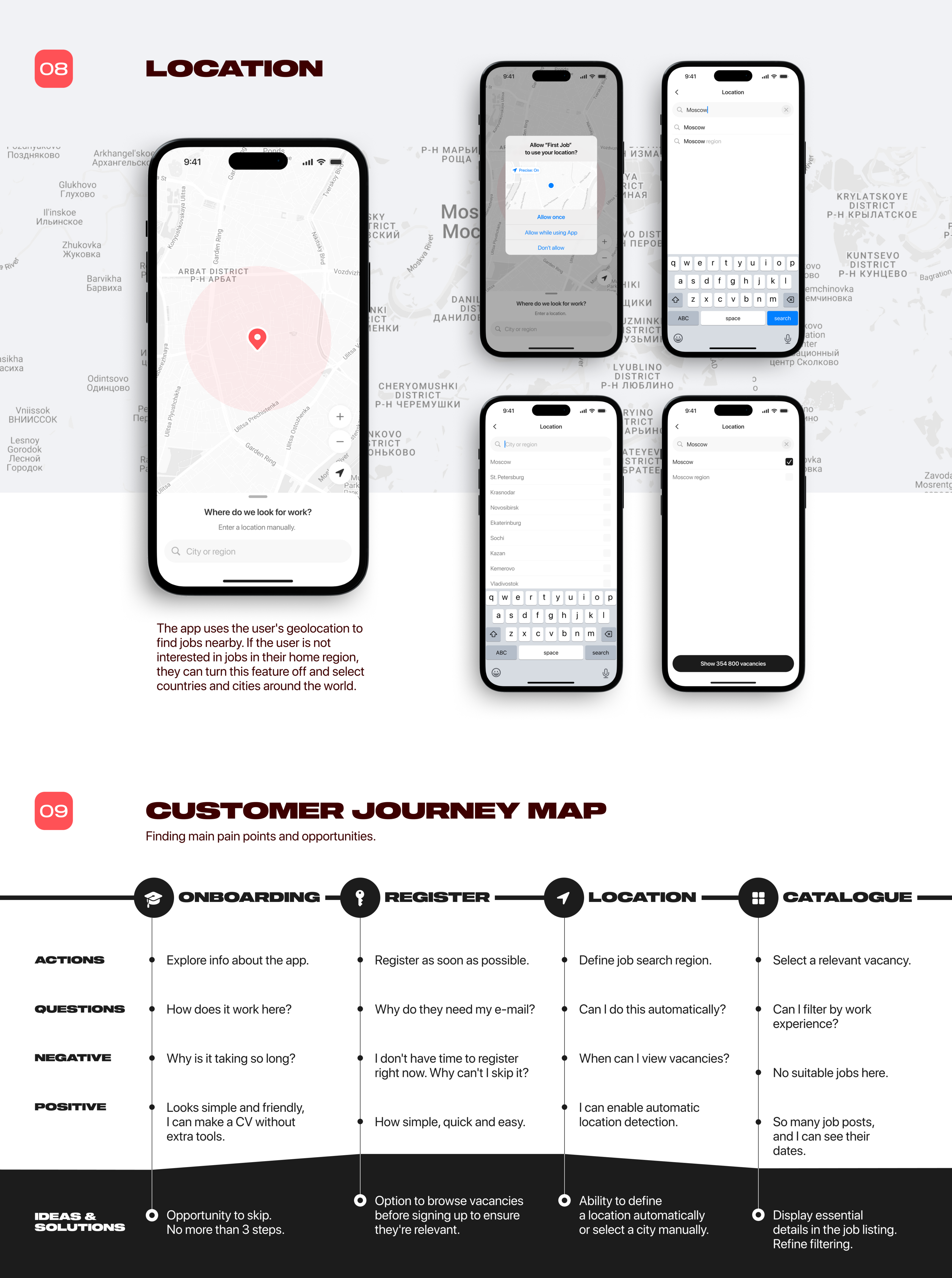 First Job | Mobile App — Изображение №7 — Интерфейсы на Dprofile