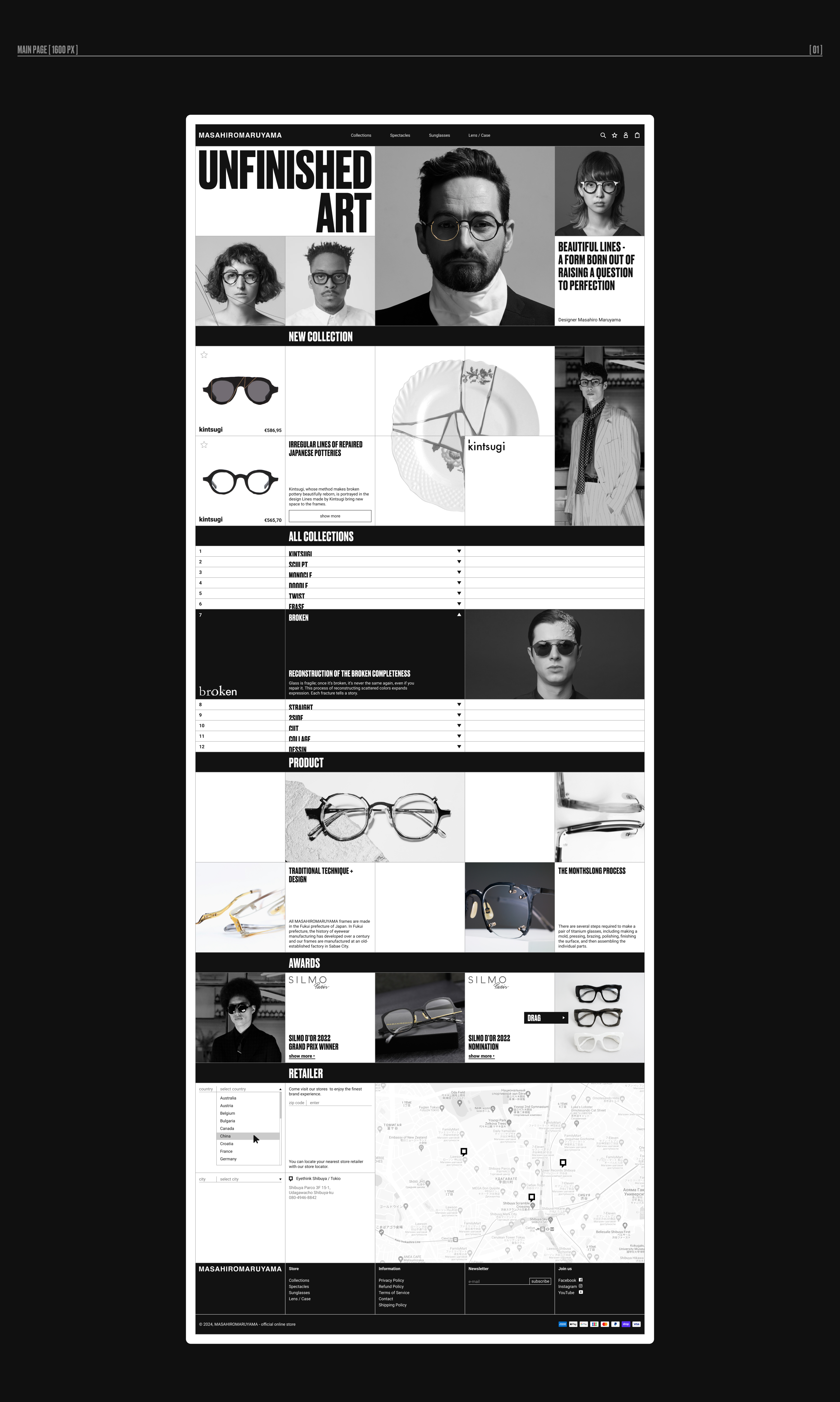 MASAHIRO MARUYAMA | E-commerce | Redesign — Изображение №2 — Интерфейсы на Dprofile