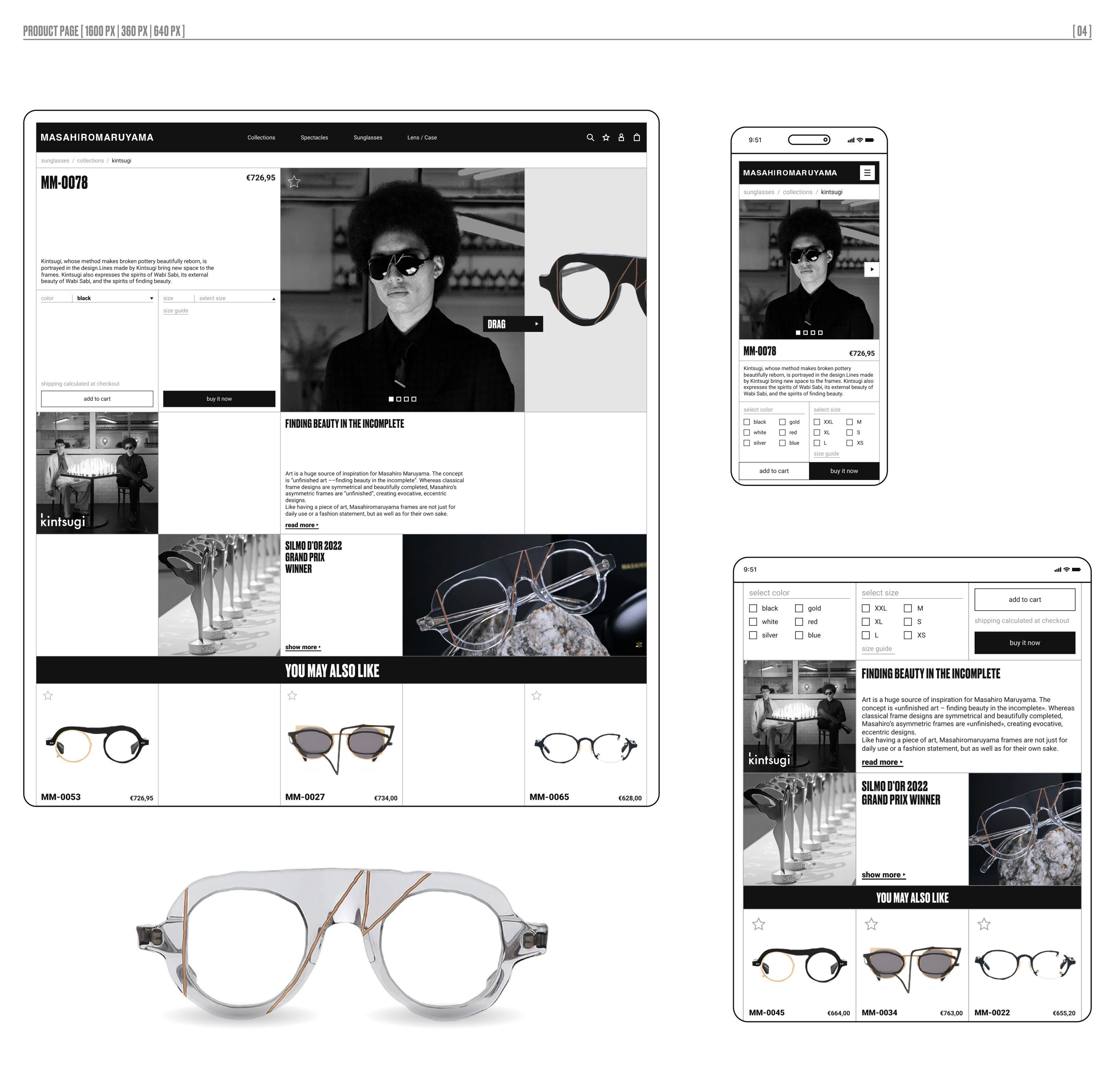 MASAHIRO MARUYAMA | E-commerce | Redesign — Изображение №6 — Интерфейсы на Dprofile