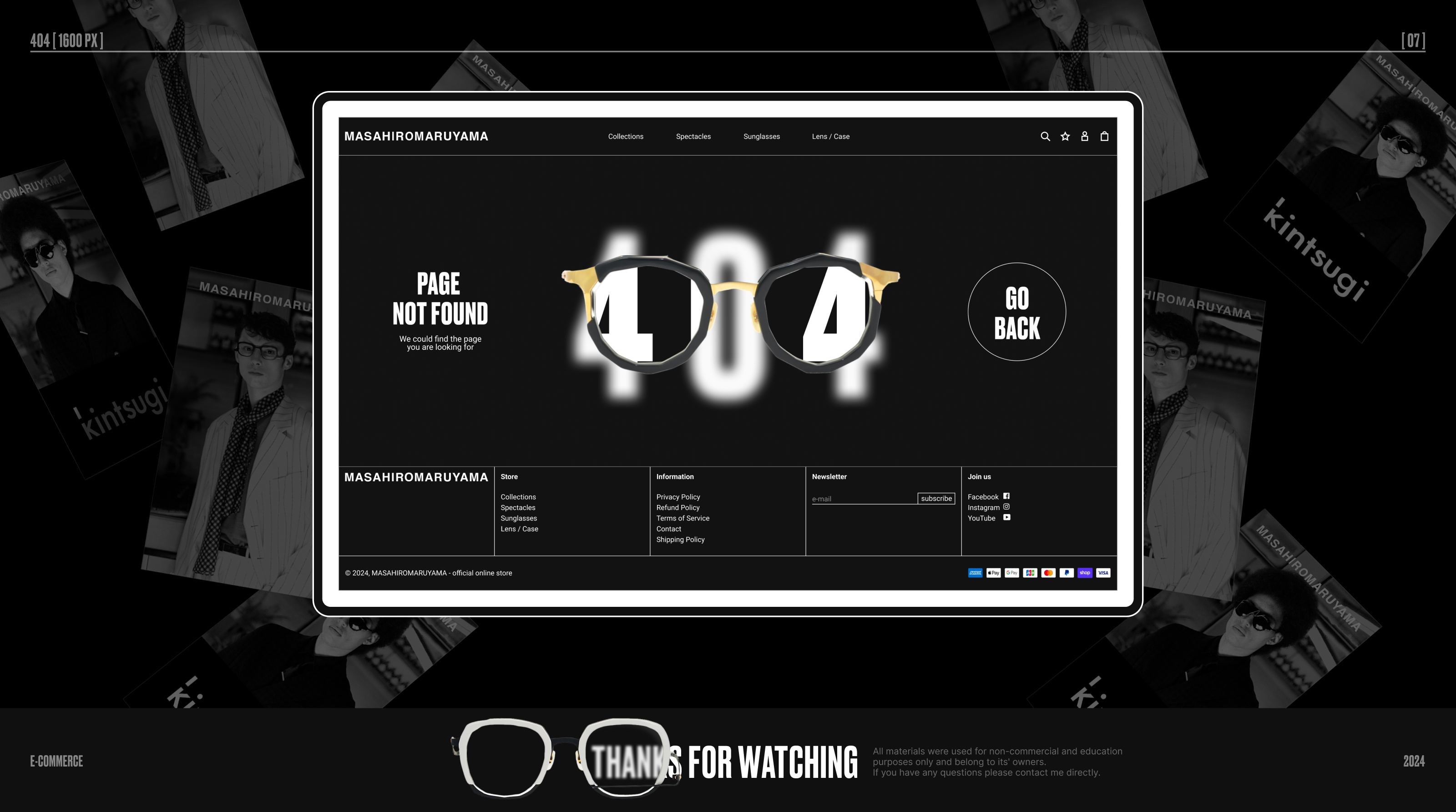 MASAHIRO MARUYAMA | E-commerce | Redesign — Изображение №12 — Интерфейсы на Dprofile