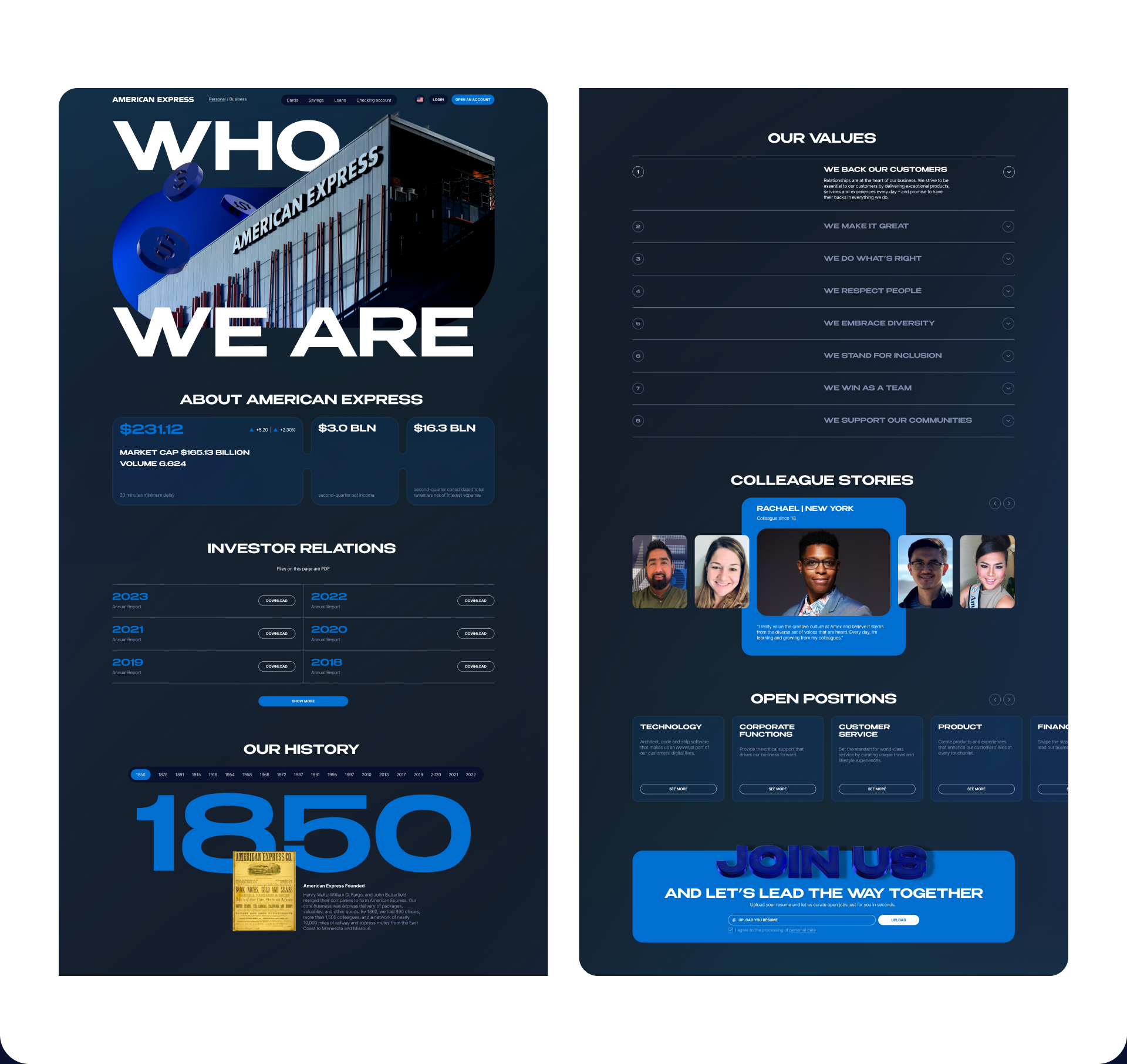 American Express | Corporate | Redesign — Изображение №19 — Интерфейсы на Dprofile