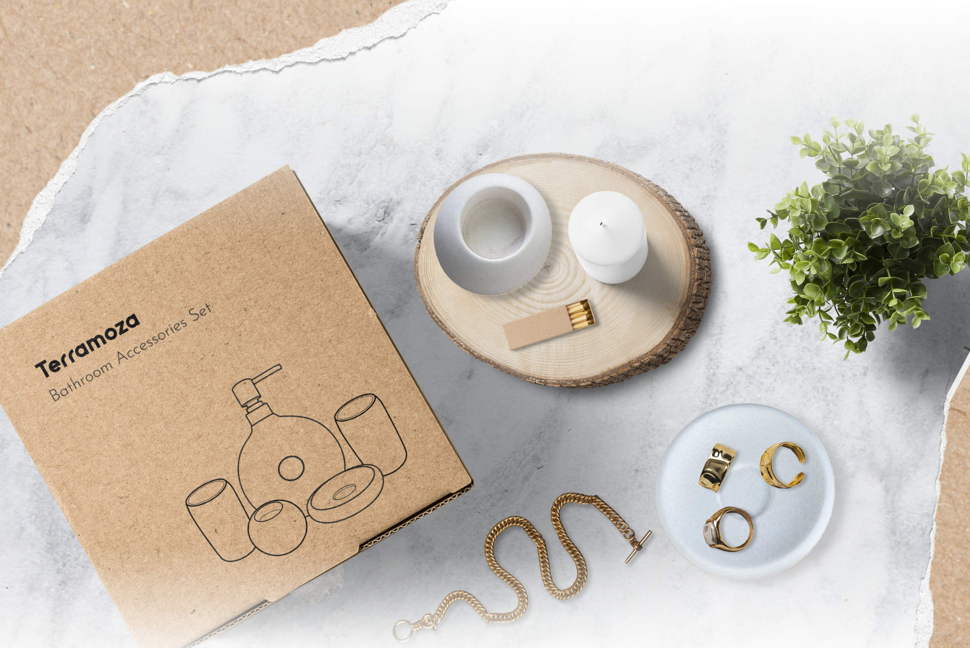 Bathroom Accessories Box design. Дизайн коробки — Изображение №4 — Брендинг на Dprofile