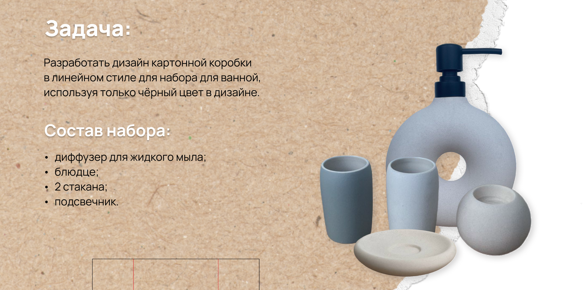 Bathroom Accessories Box design. Дизайн коробки — Изображение №2 — Брендинг на Dprofile