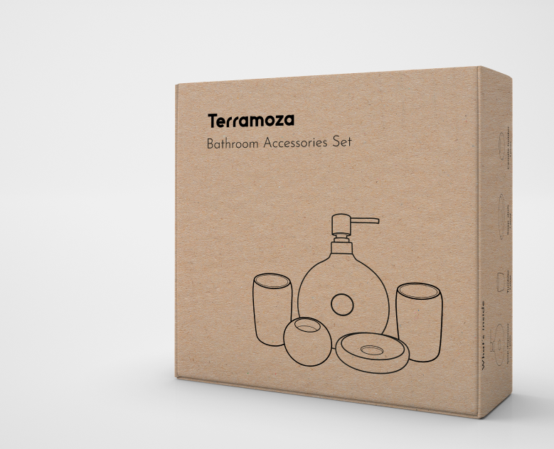 Bathroom Accessories Box design. Дизайн коробки — Брендинг на Dprofile