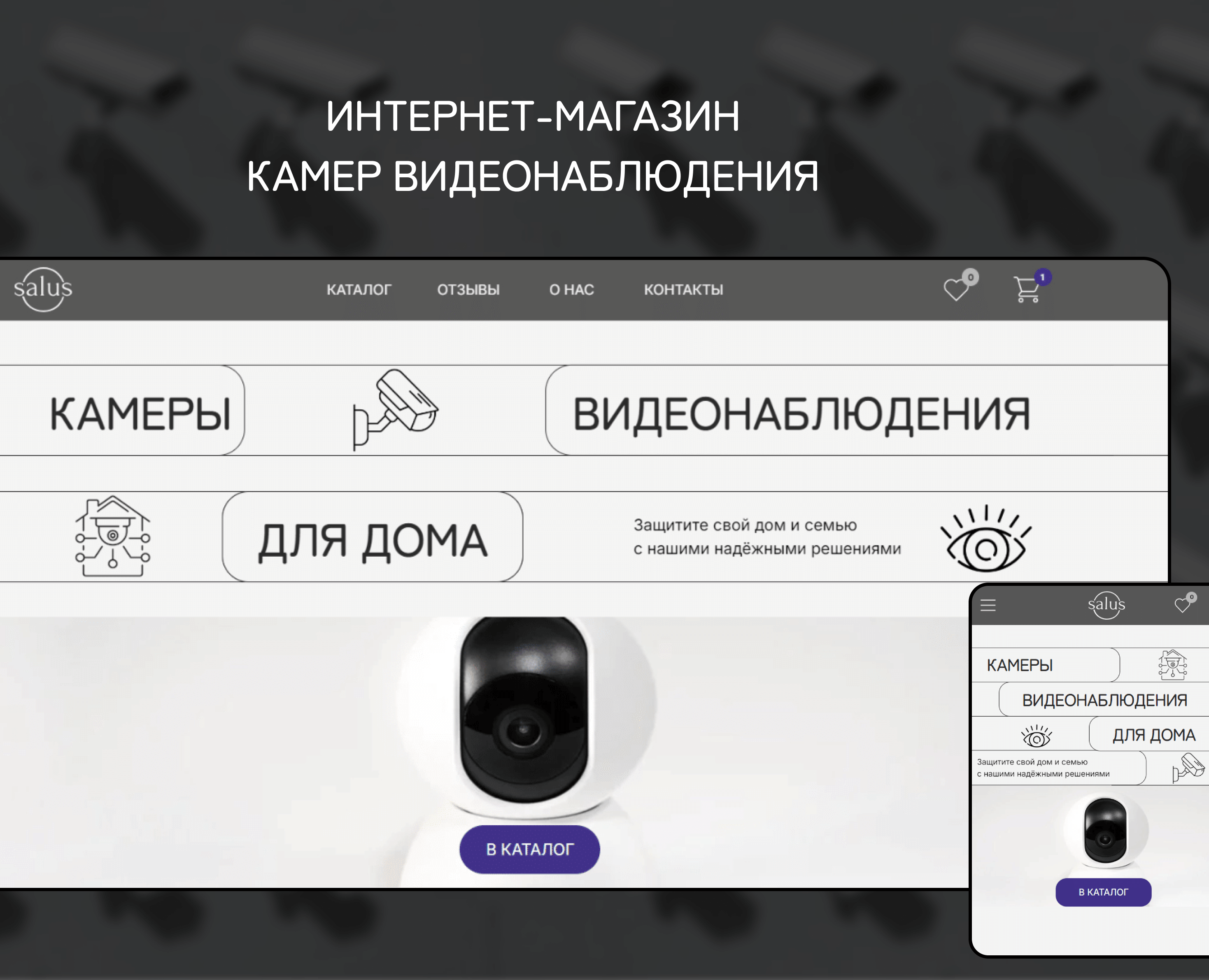 Интернет-магазин камер видеонаблюдения (учебный проект) — Интерфейсы на Dprofile