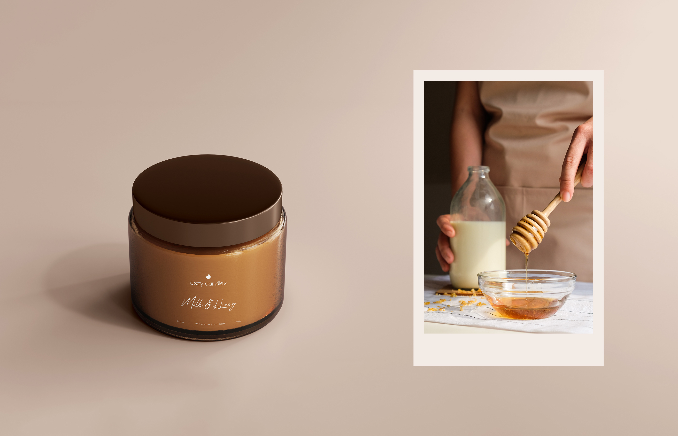 Cozy candles — Логотип и упаковка — Изображение №17 — Брендинг на Dprofile