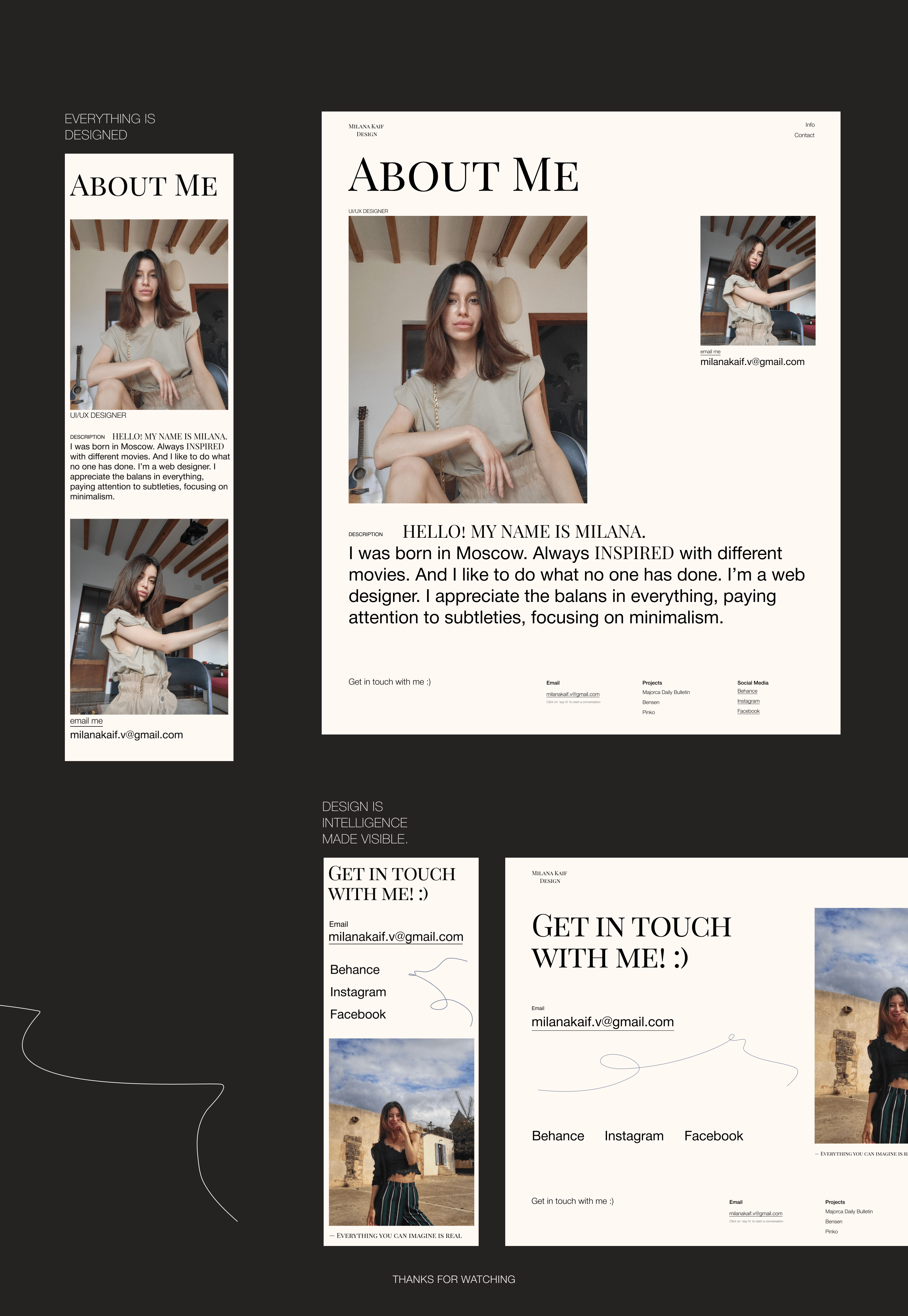 UX/UI Portfolio MKaif — Изображение №4 — Интерфейсы, Брендинг на Dprofile