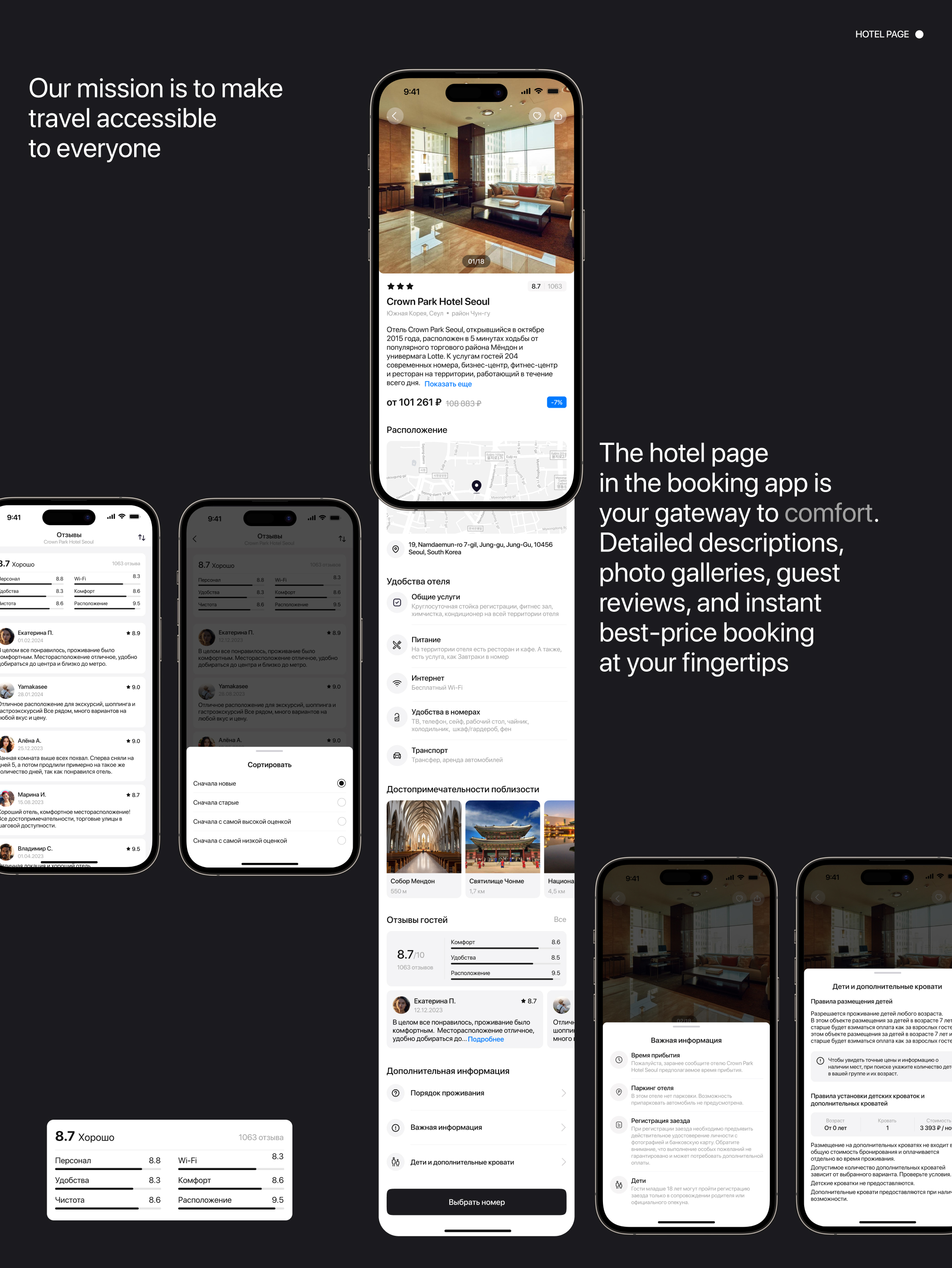 Sweet Dreams — Hotel Booking Mobile App — Изображение №6 — Интерфейсы, Брендинг на Dprofile