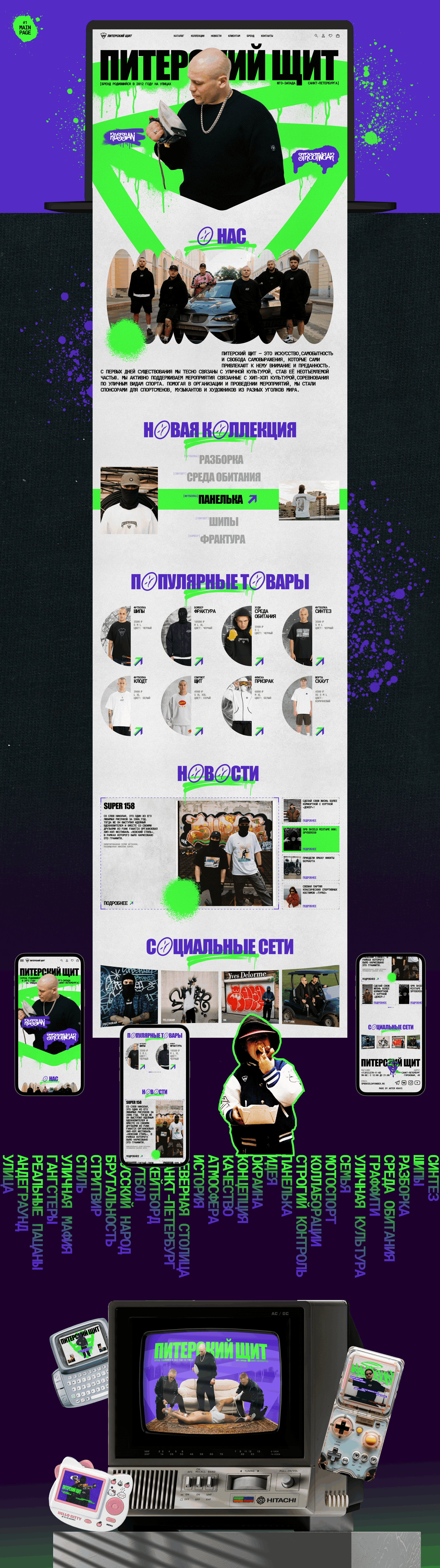 Питерский Щит | E-commerce — Изображение №3 — Интерфейсы, Брендинг на Dprofile