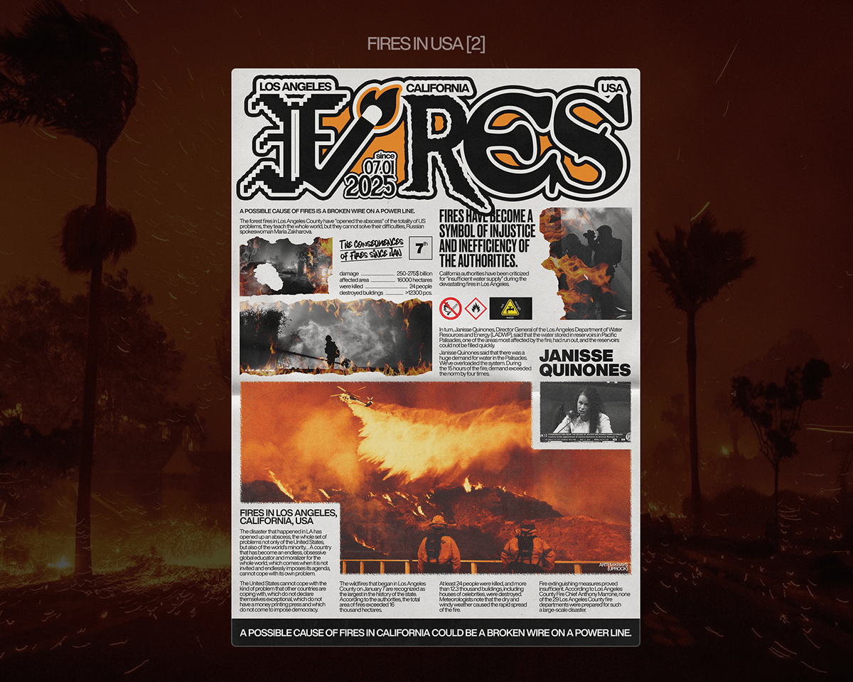 POSTER COLLECTION VOL.2 National Disasters — Изображение №3 — Графика на Dprofile