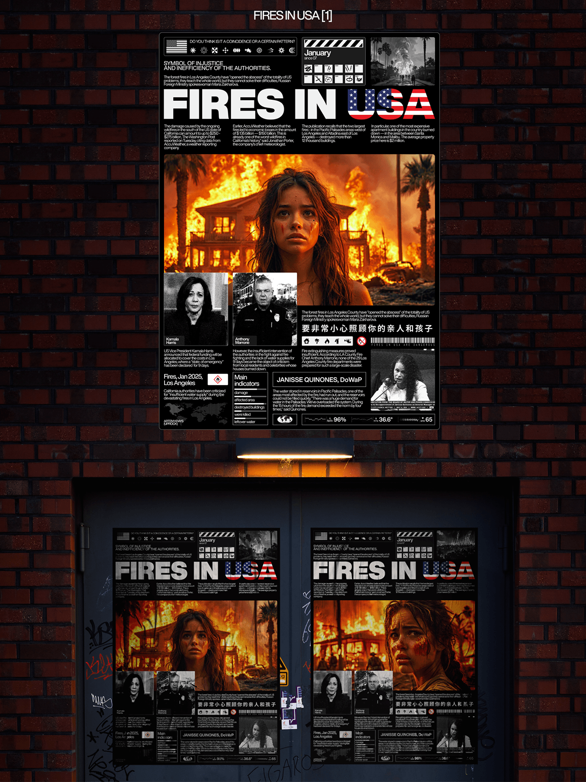 POSTER COLLECTION VOL.2 National Disasters — Изображение №2 — Графика на Dprofile