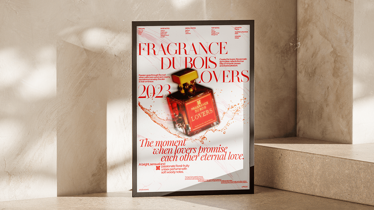 POSTER COLLECTION VOL.3 Fragrance Du Bois Lovers — Изображение №6 — Интерфейсы, Графика на Dprofile