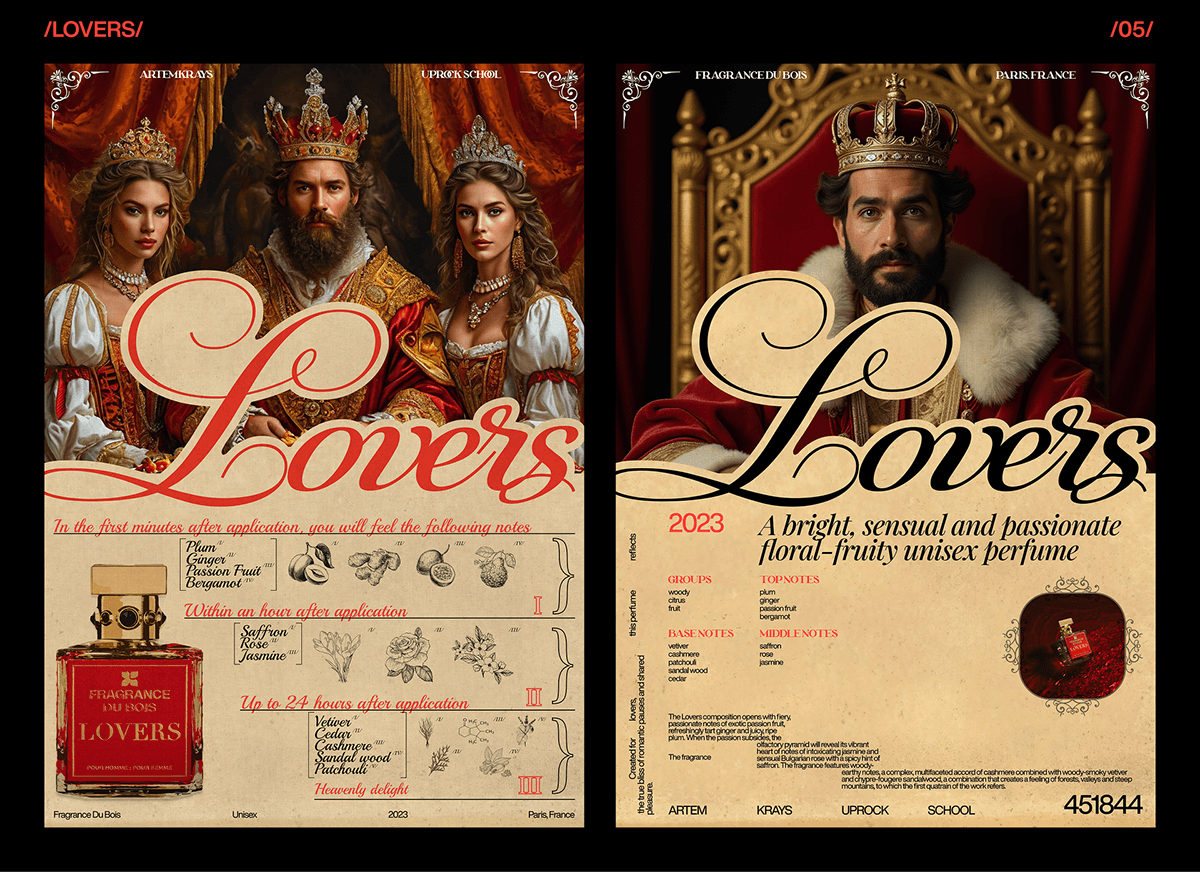 POSTER COLLECTION VOL.3 Fragrance Du Bois Lovers — Изображение №8 — Интерфейсы, Графика на Dprofile