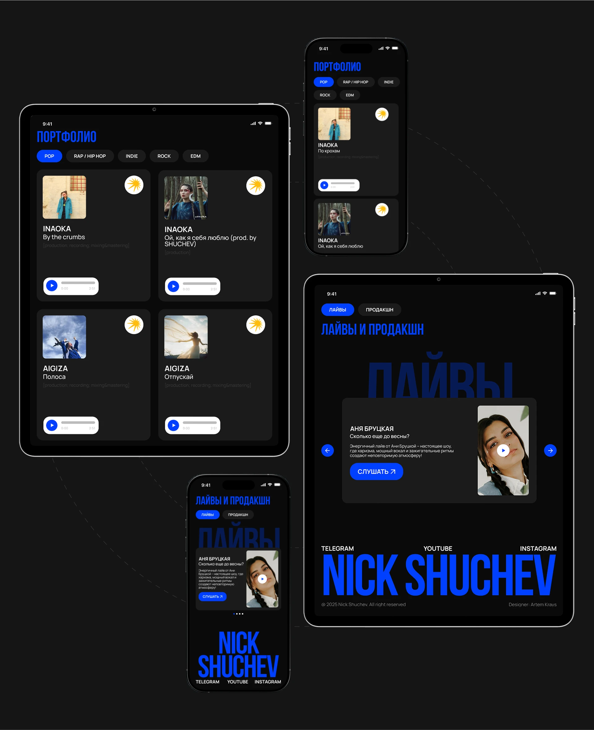 NICK SHUCHEV | Портфолио — Изображение №7 — Интерфейсы, Брендинг на Dprofile