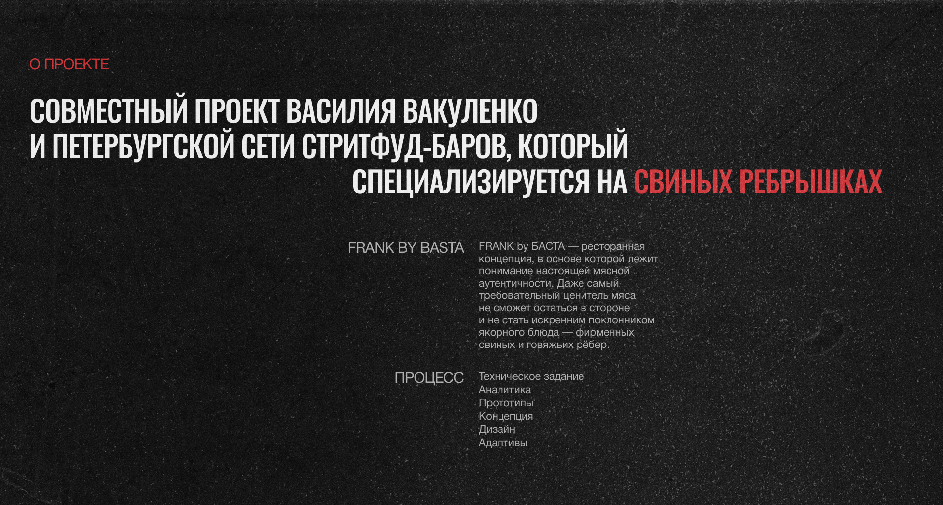FRANK BY BASTA | Corporate website — Изображение №2 — Интерфейсы, Брендинг на Dprofile