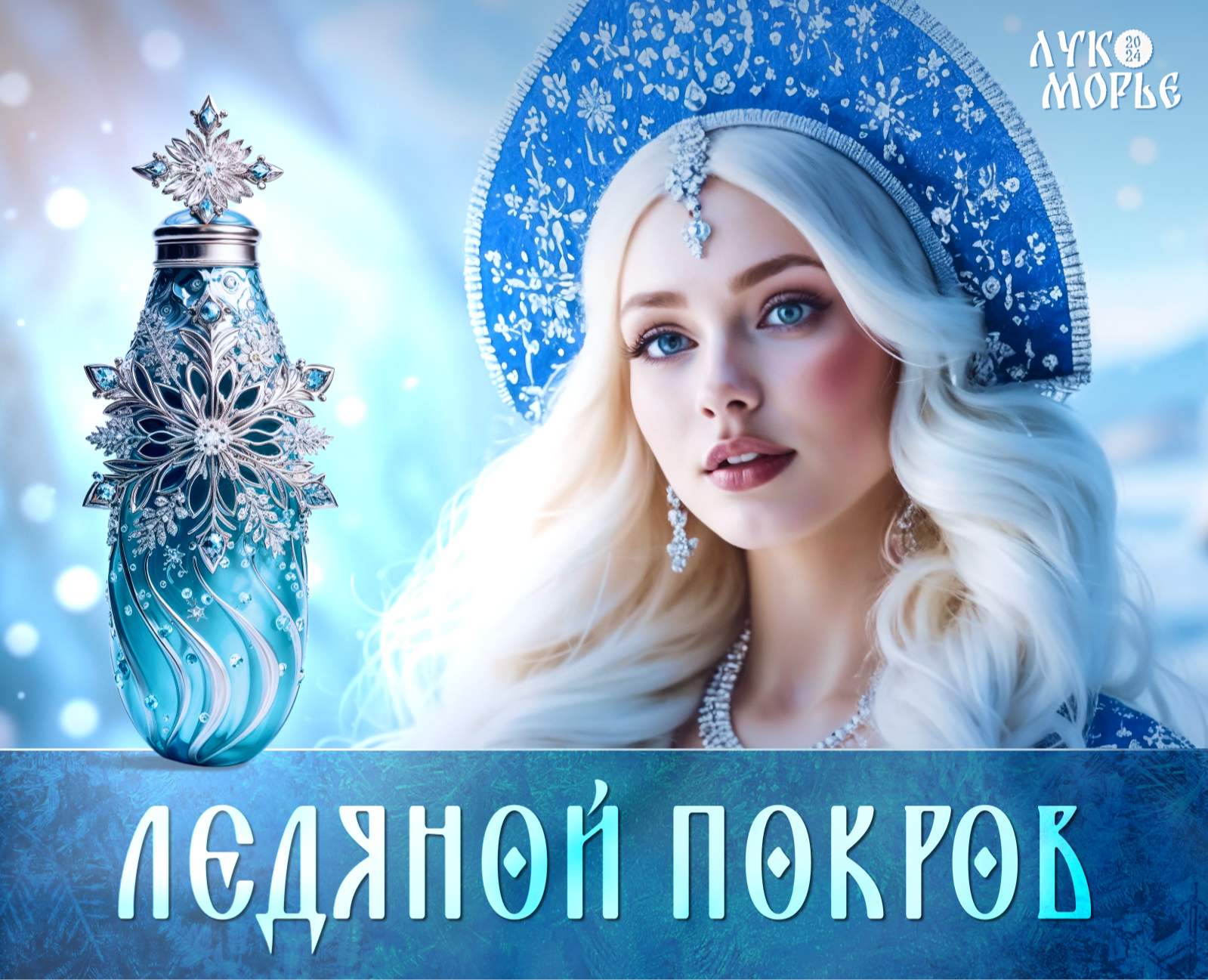 Спрей "Ледяной покров" | Конкурс Лукоморье 2024 — Графика, Маркетинг на Dprofile