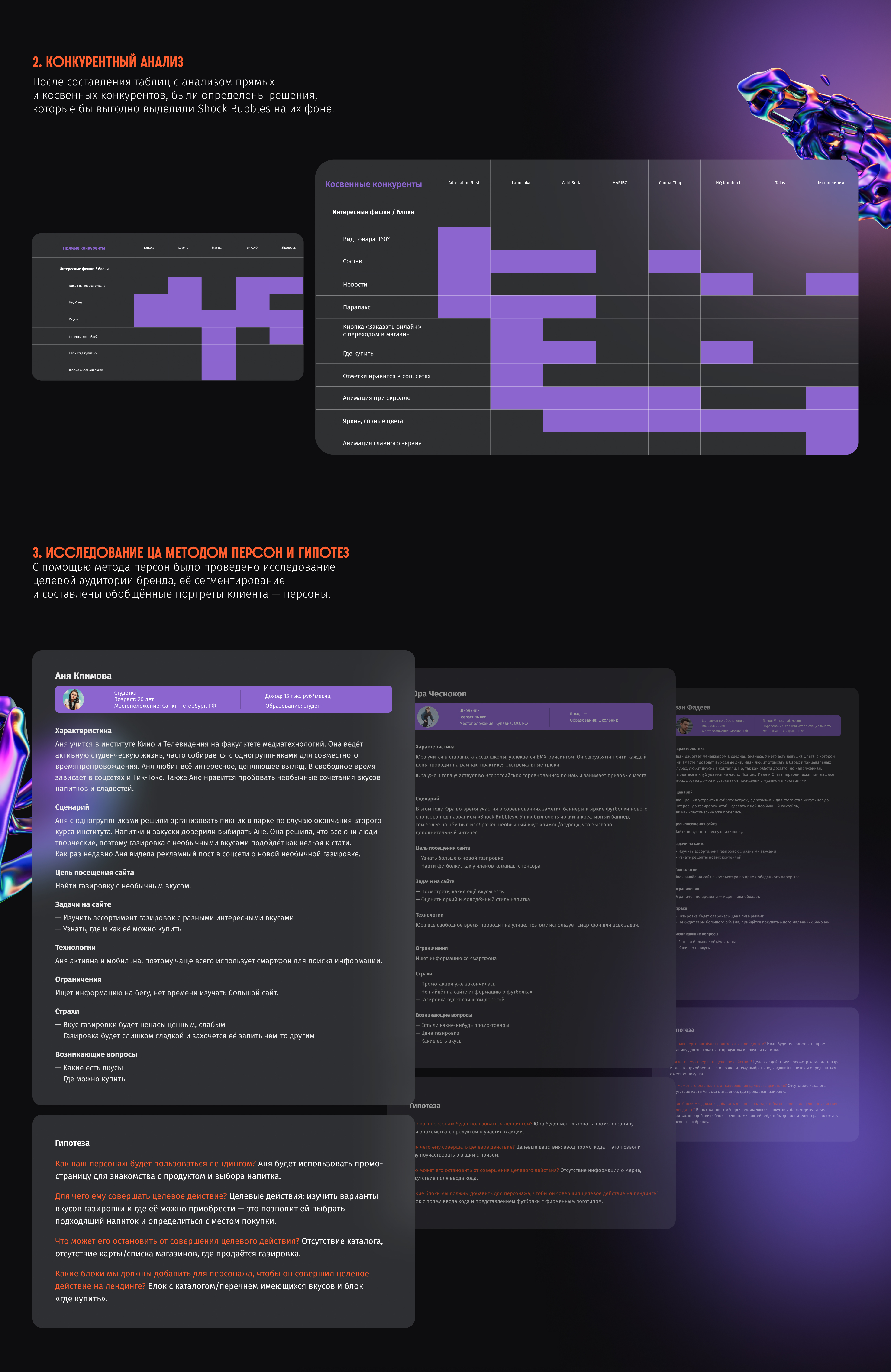 Shock Bubbles — Landing Page Concept — Изображение №5 — Интерфейсы на Dprofile