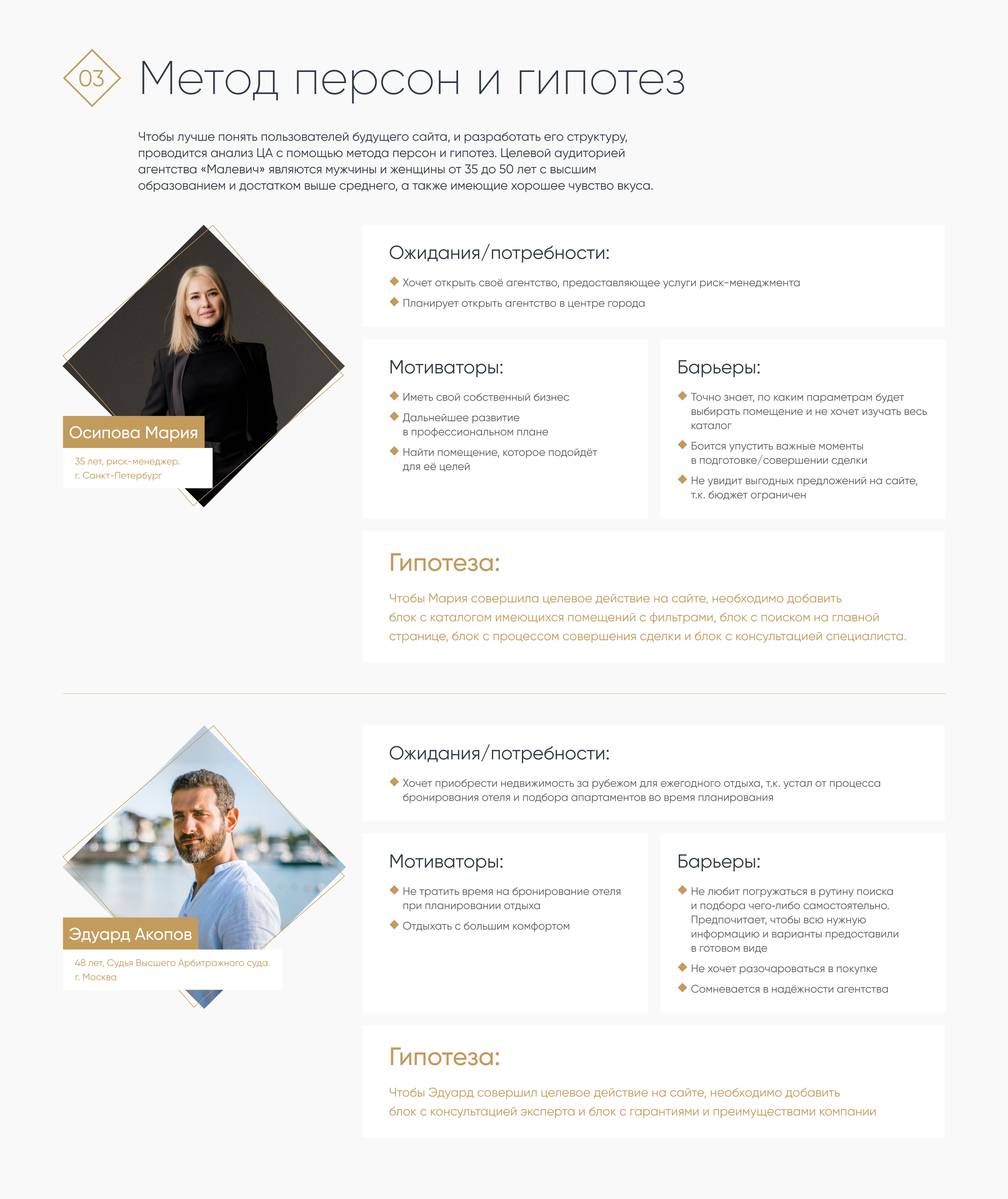 МАЛЕВИЧ REAL ESTATE | corporate website concept — Изображение №4 — Интерфейсы на Dprofile