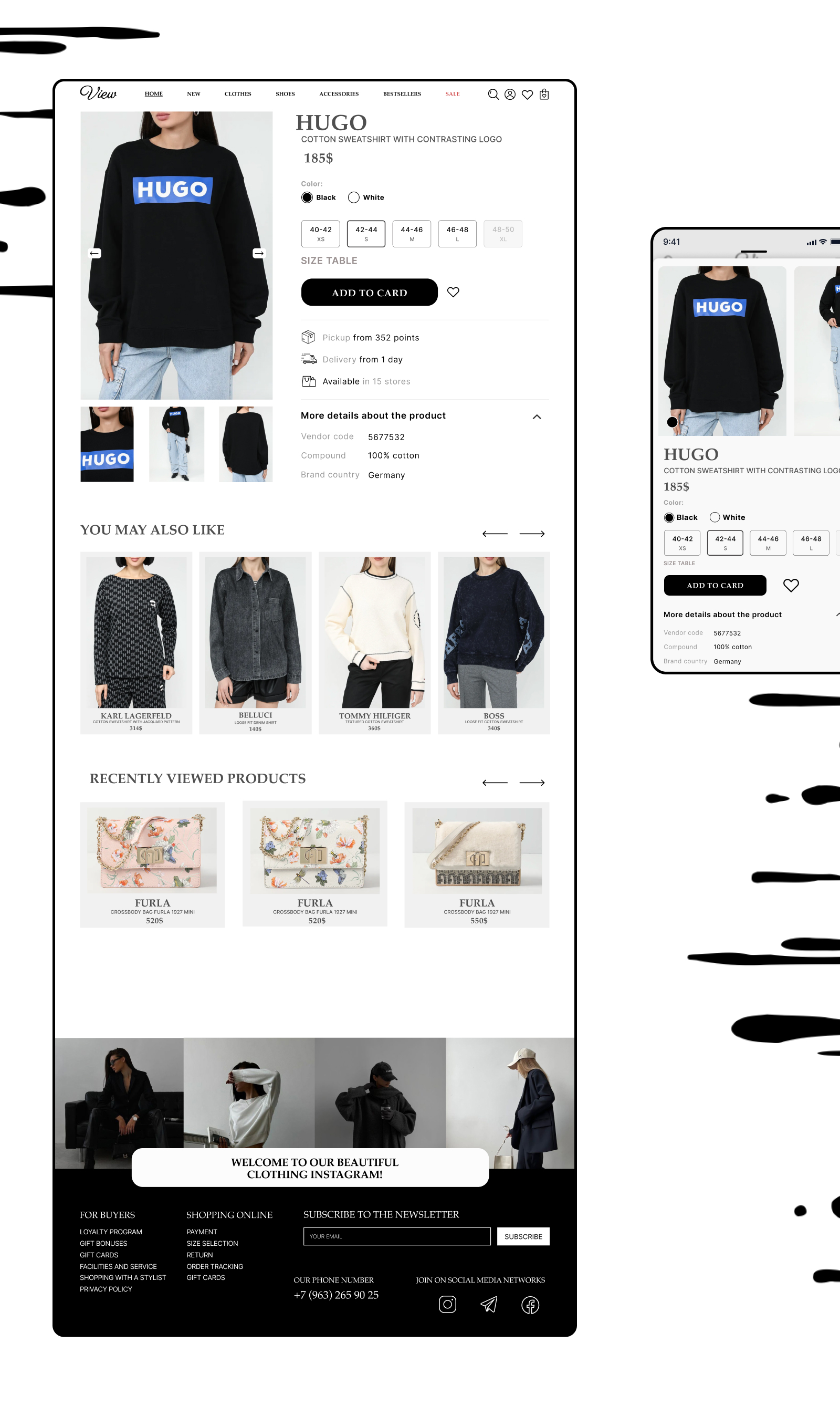 View|E-commerce — Изображение №4 — Интерфейсы на Dprofile