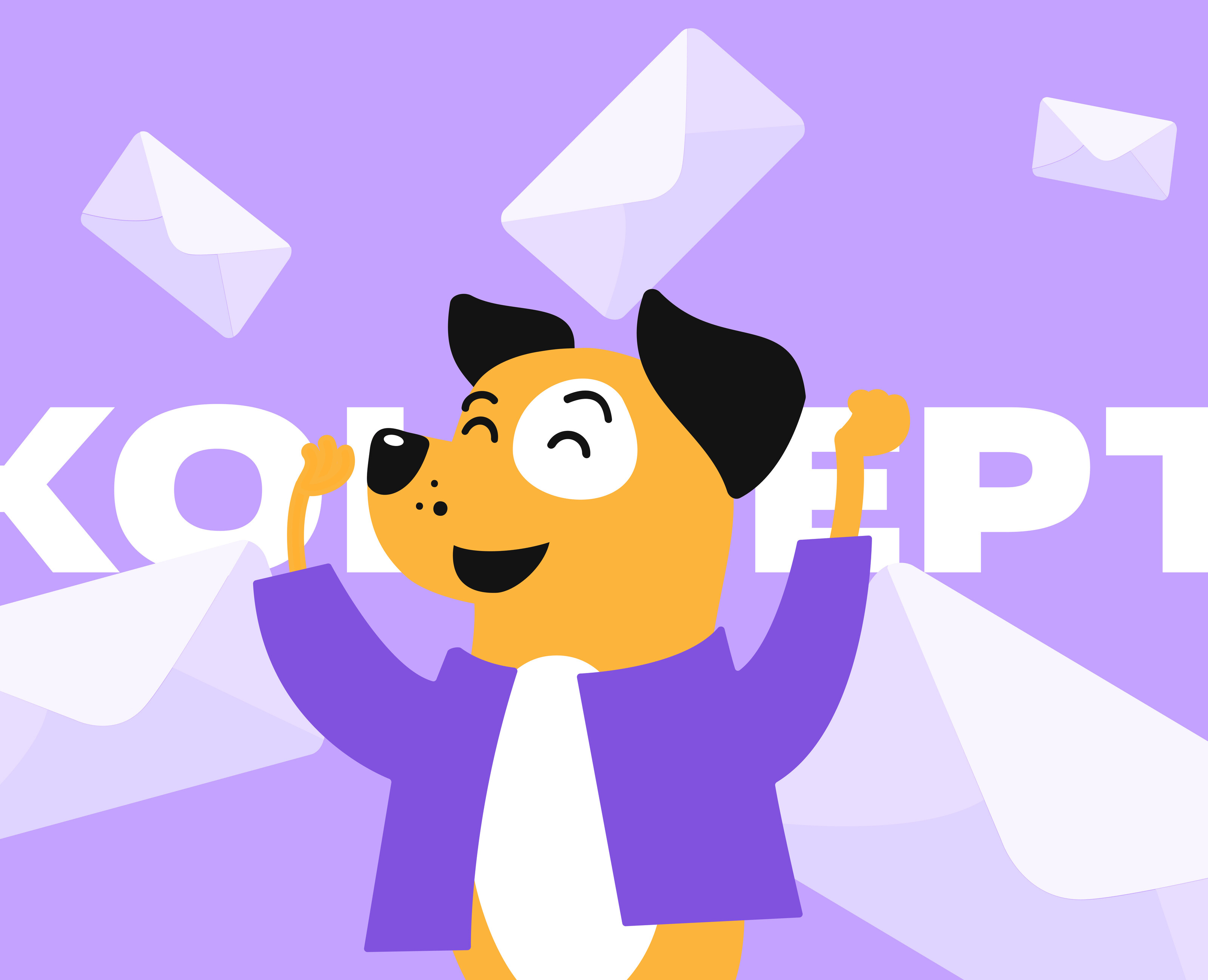 Логотип медиа о маркетинге «Конверт» на Dprofile