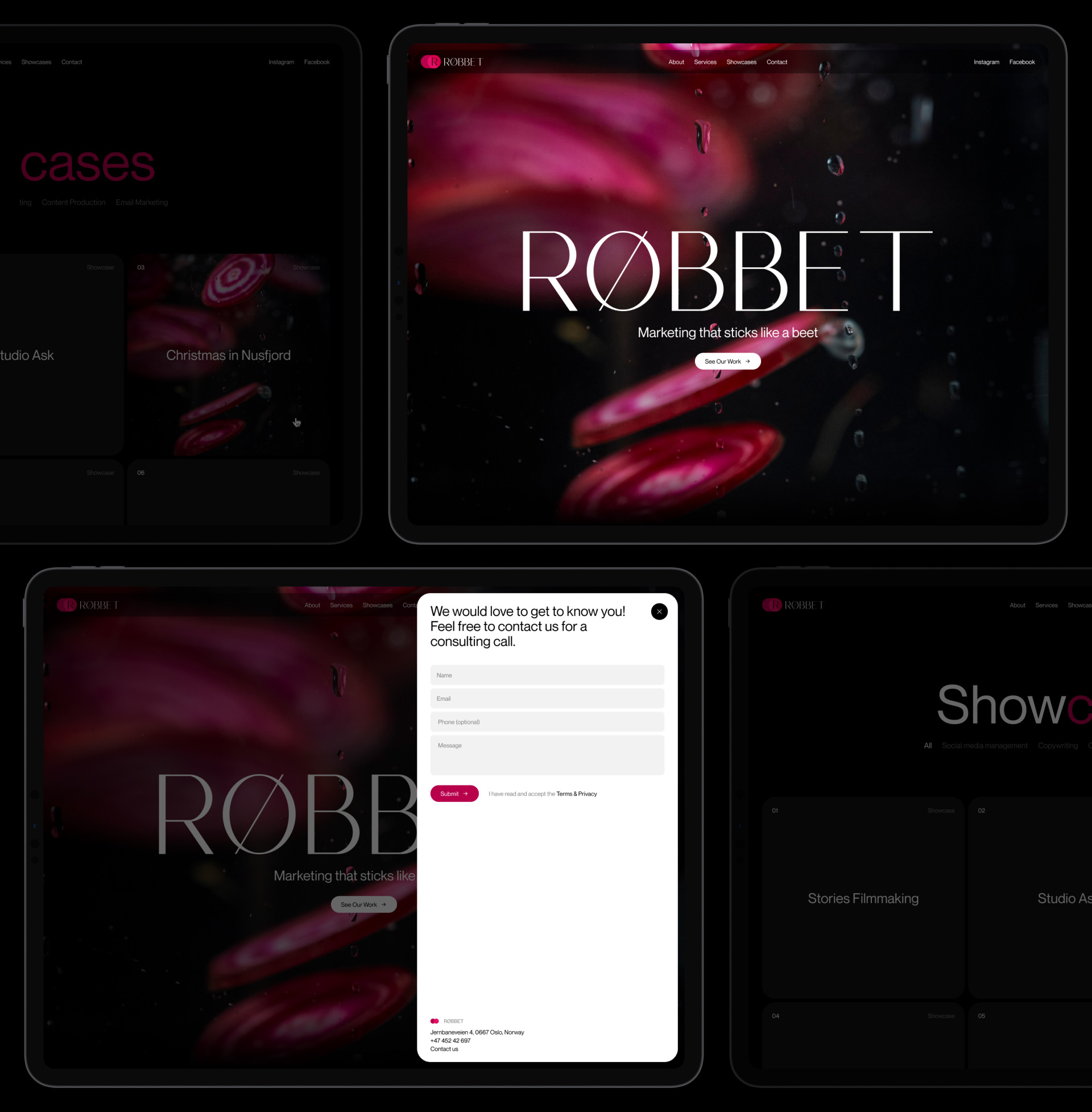 Røbbet — Изображение №9 — Интерфейсы, Брендинг на Dprofile