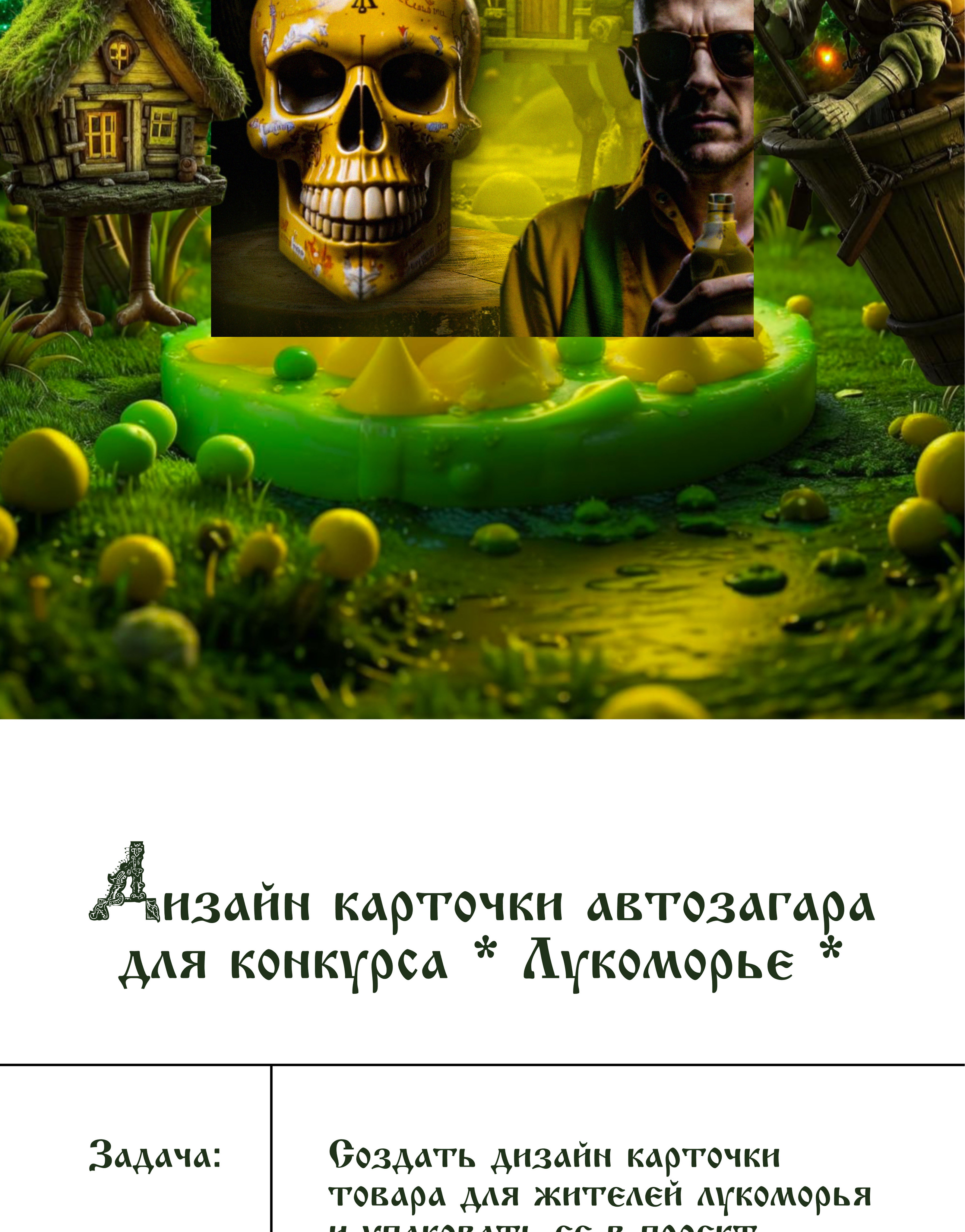 Карточка-товара для конкурса Лукоморье 2024 г — Изображение №2 — Графика, Маркетинг на Dprofile