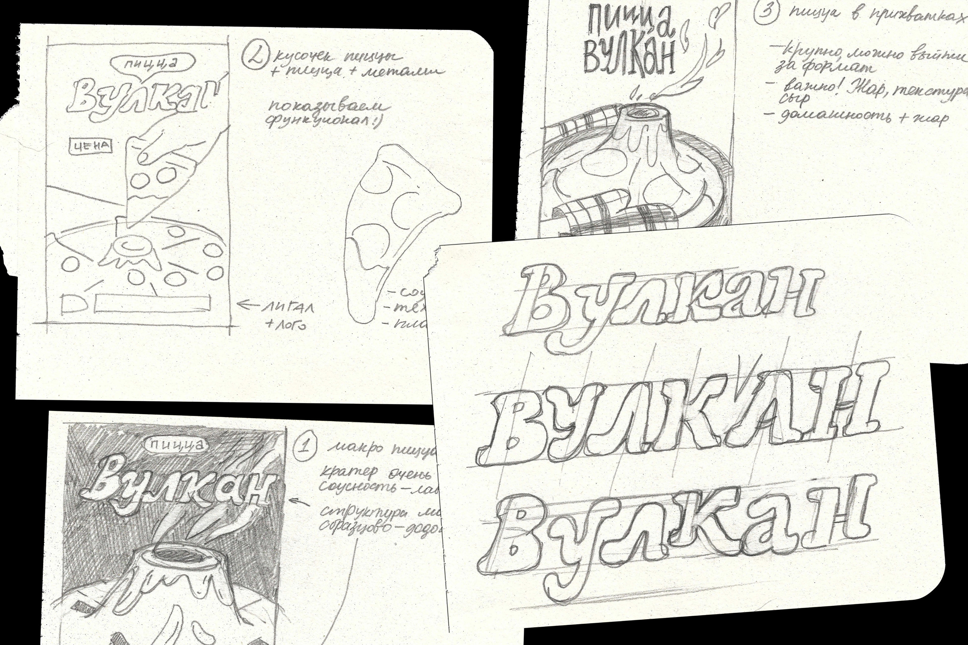 Пицца «Вулкан». Промо для Додо Пиццы — Изображение №2 — Интерфейсы на Dprofile