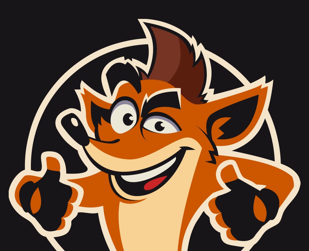 Crash Bandicoot фанарт — Иллюстрация, Графика на Dprofile
