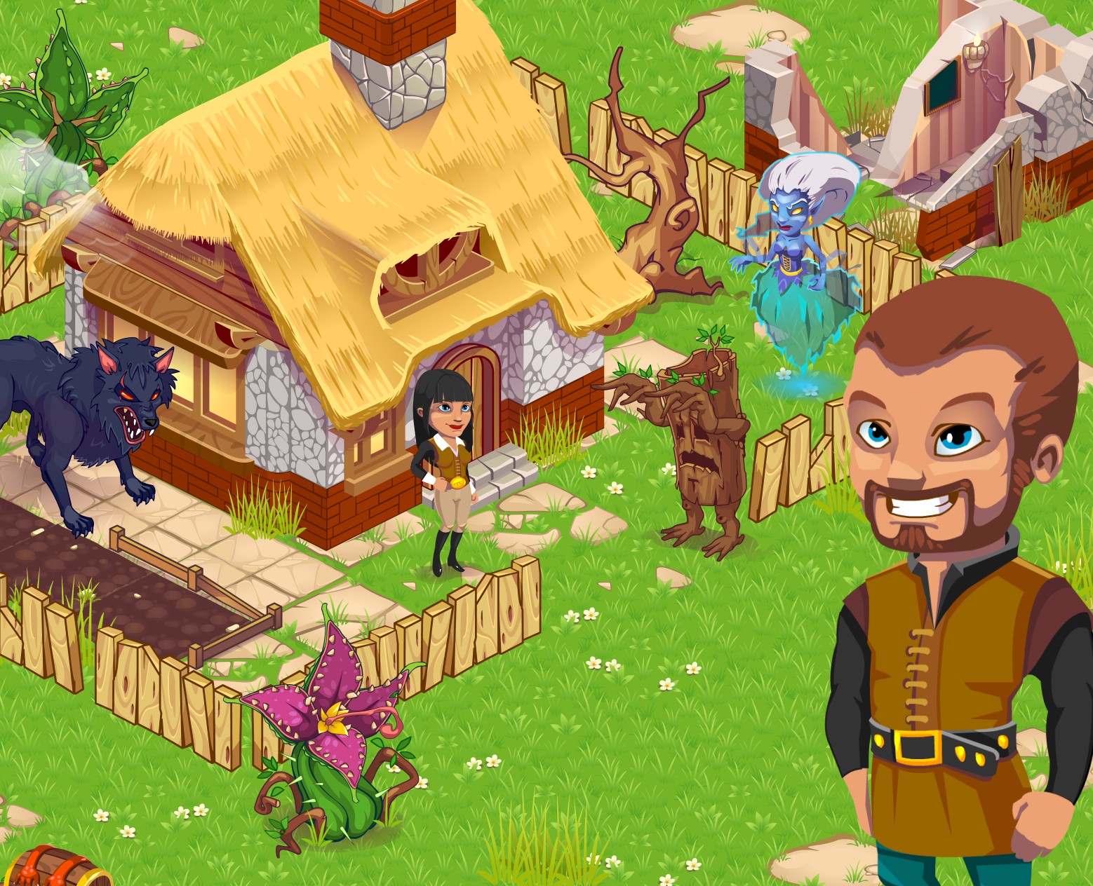 Game ART + UI | The Shelter House на Dprofile