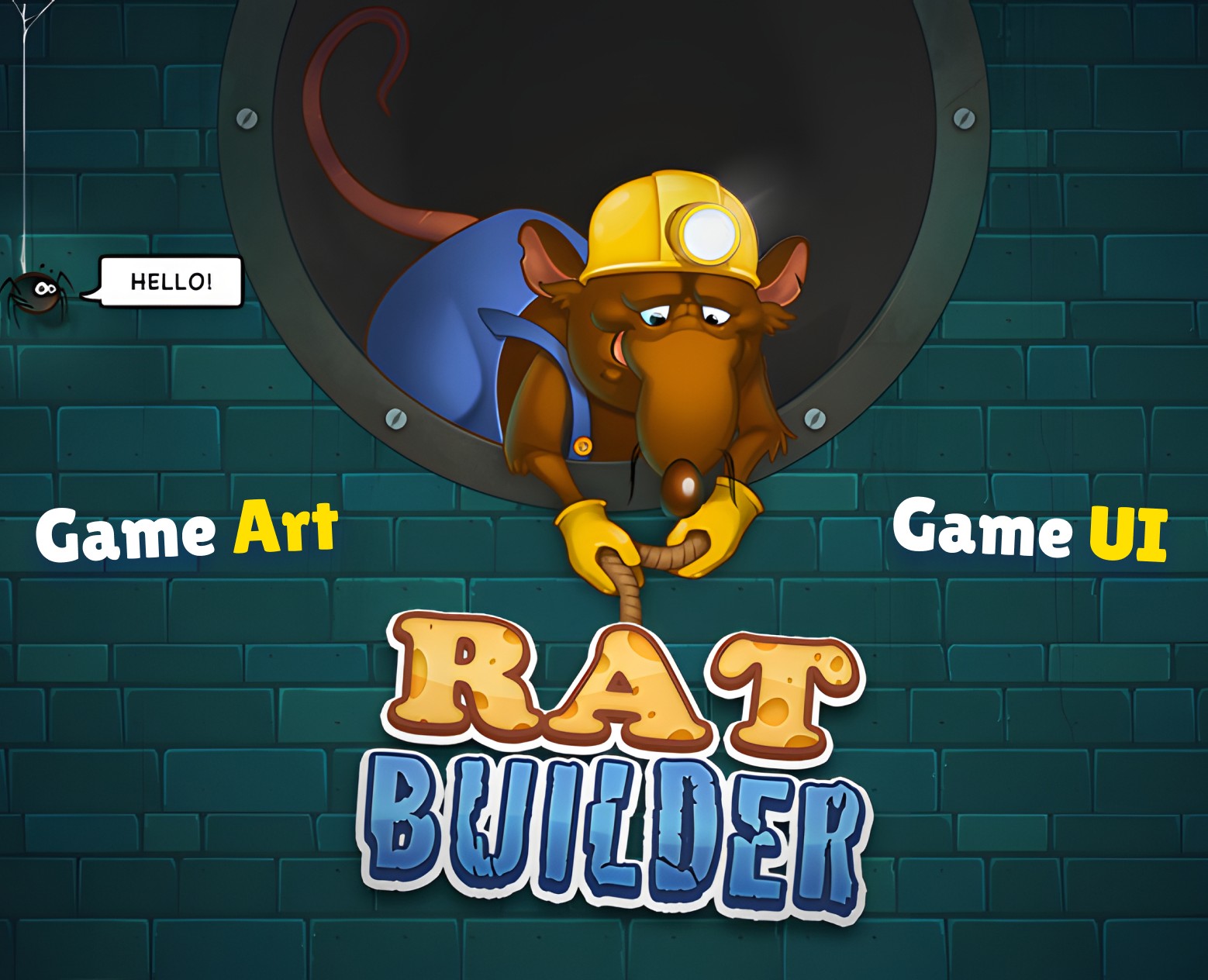 Game ART + UI | Rat Builder на Dprofile