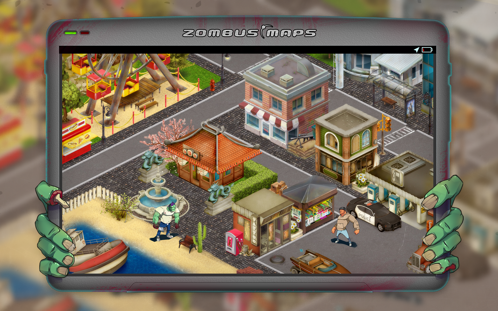 Game ART + UI | Zombie City — Изображение №2 — Интерфейсы, Иллюстрация на Dprofile