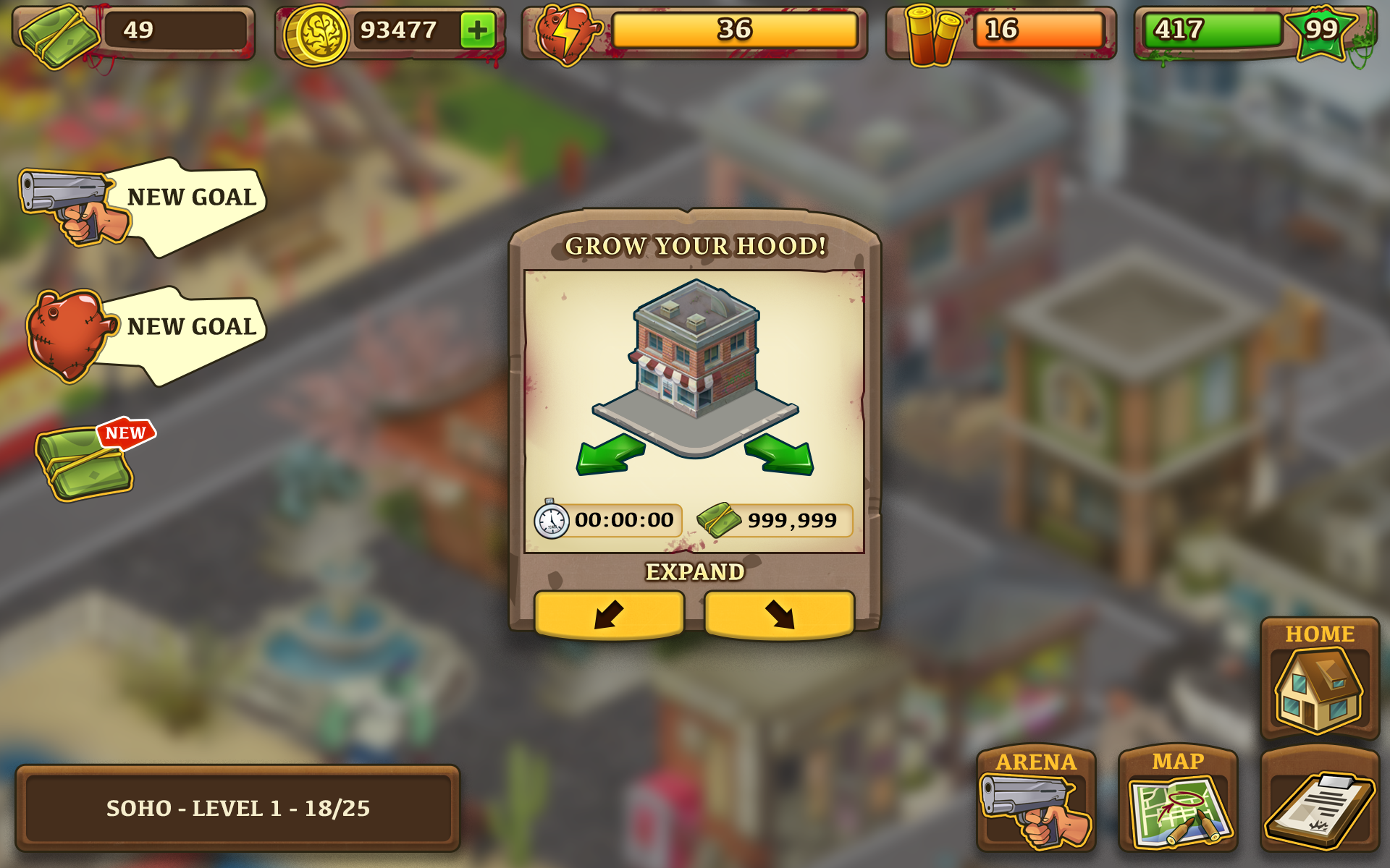 Game ART + UI | Zombie City — Изображение №4 — Интерфейсы, Иллюстрация на Dprofile