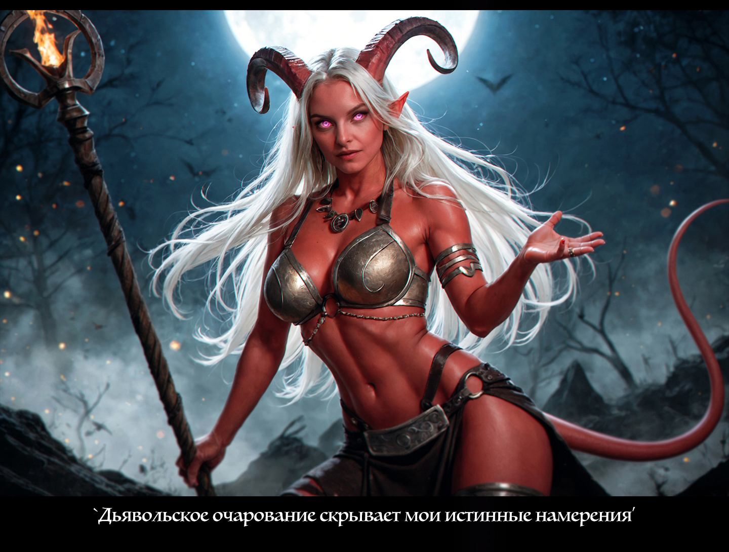 Тифлинги: Демоническая Элегантность в D&D — Изображение №3 — Иллюстрация, 3D на Dprofile
