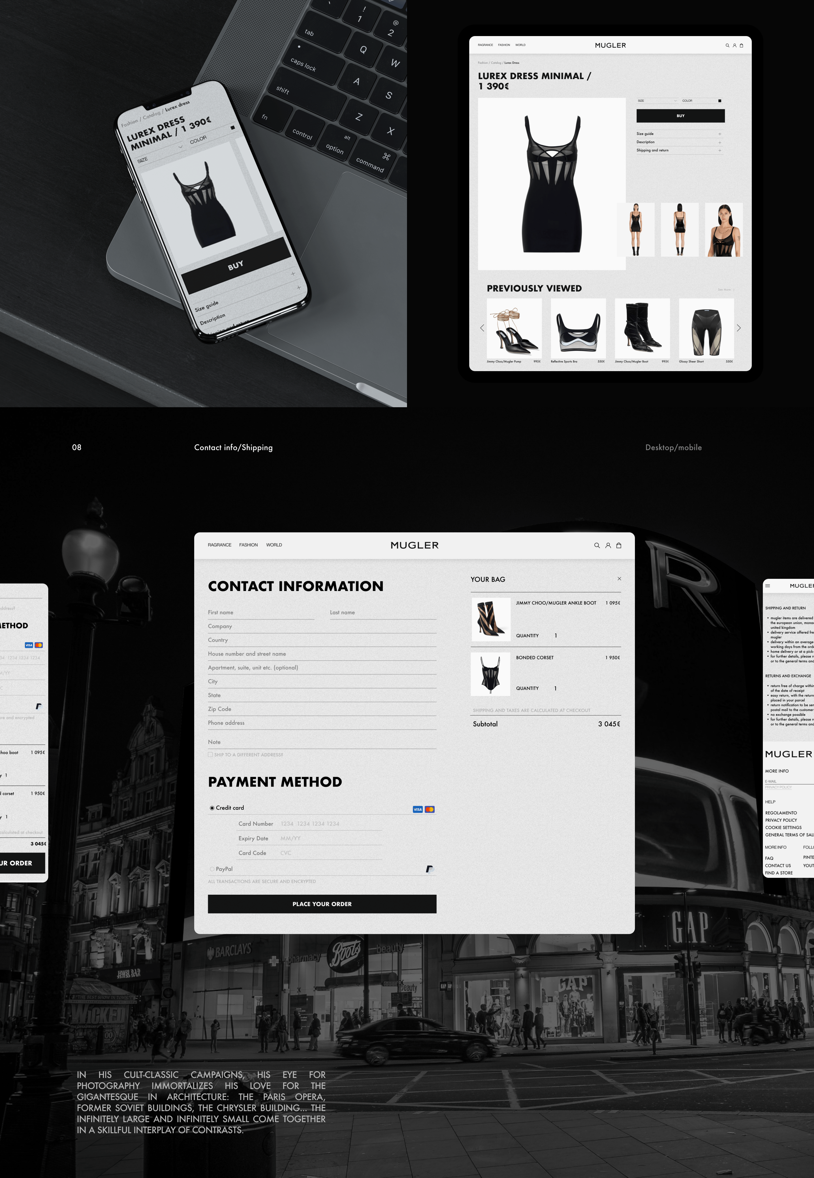 MUGLER | E-commerce redesign — Изображение №7 — Интерфейсы на Dprofile