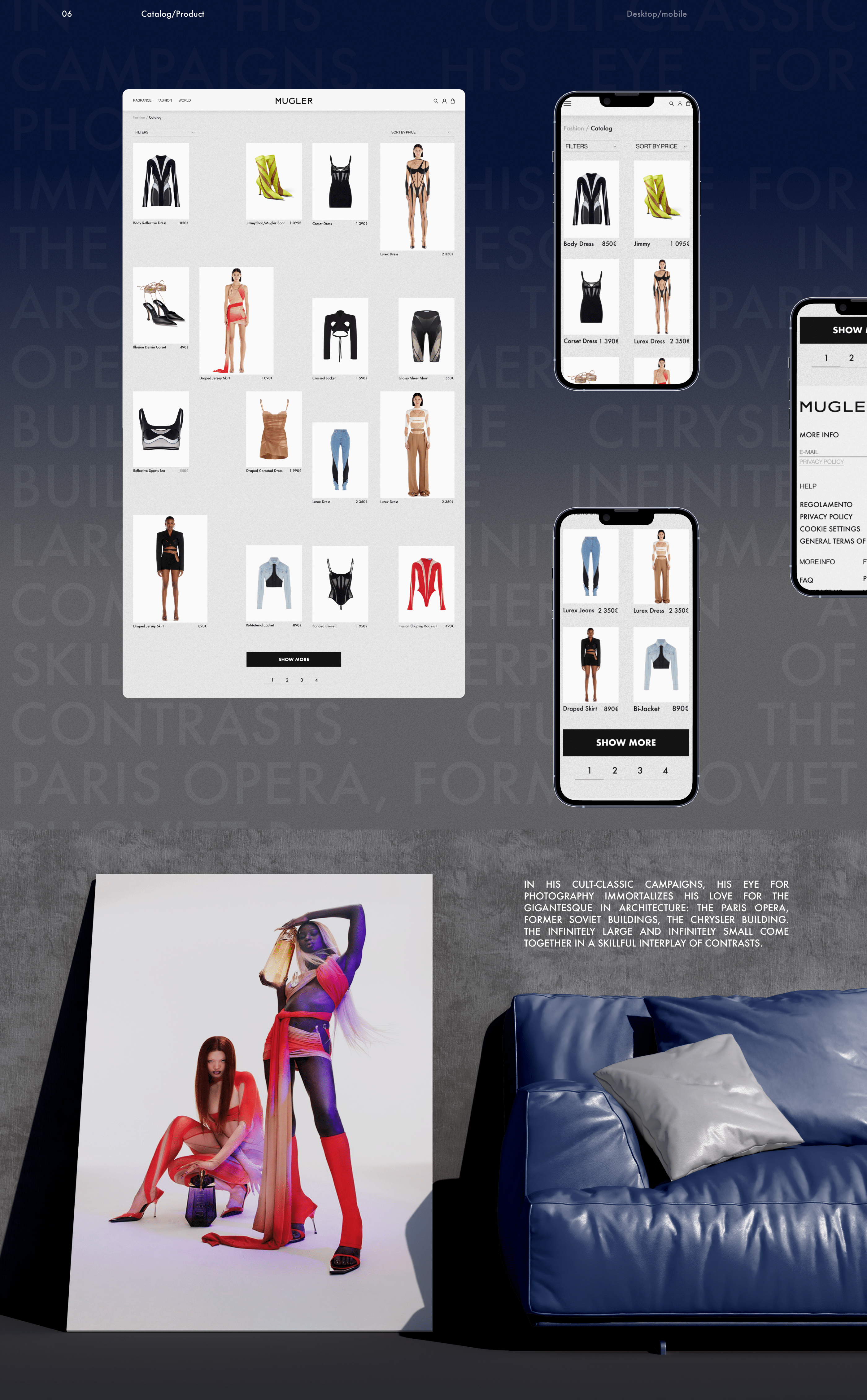 MUGLER | E-commerce redesign — Изображение №6 — Интерфейсы на Dprofile