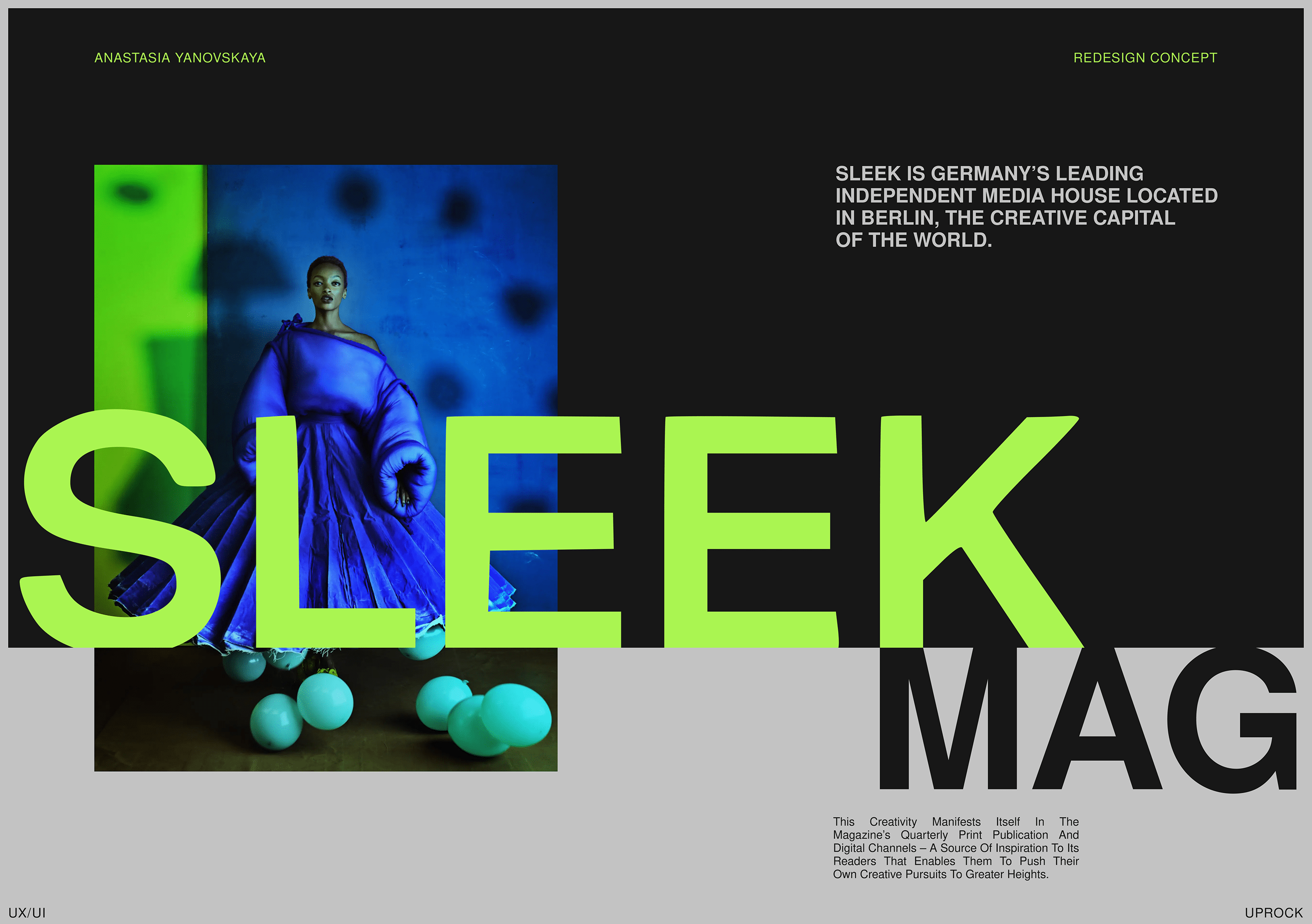 SLEEK MAG / News website — Изображение №1 — Интерфейсы на Dprofile