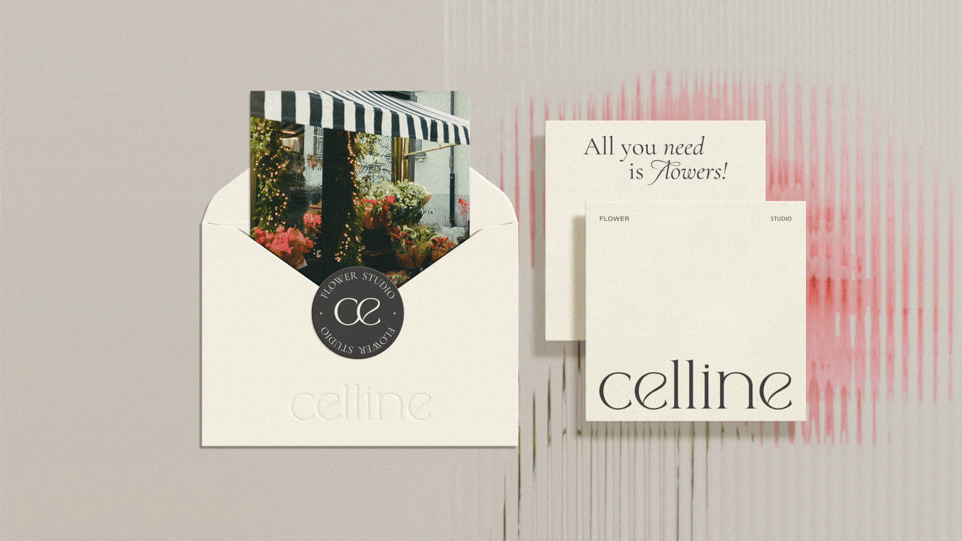 Фирменный стиль для цветочного бренда Celline (Израиль) — Изображение №3 — Брендинг, Анимация на Dprofile