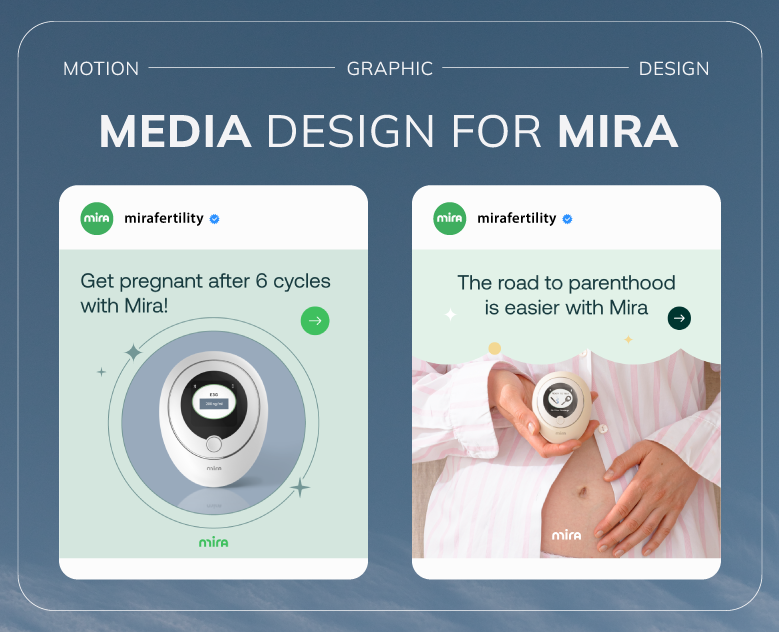 Motion (анимация) для социальных сетей бренда Mira. — Графика, Анимация на Dprofile