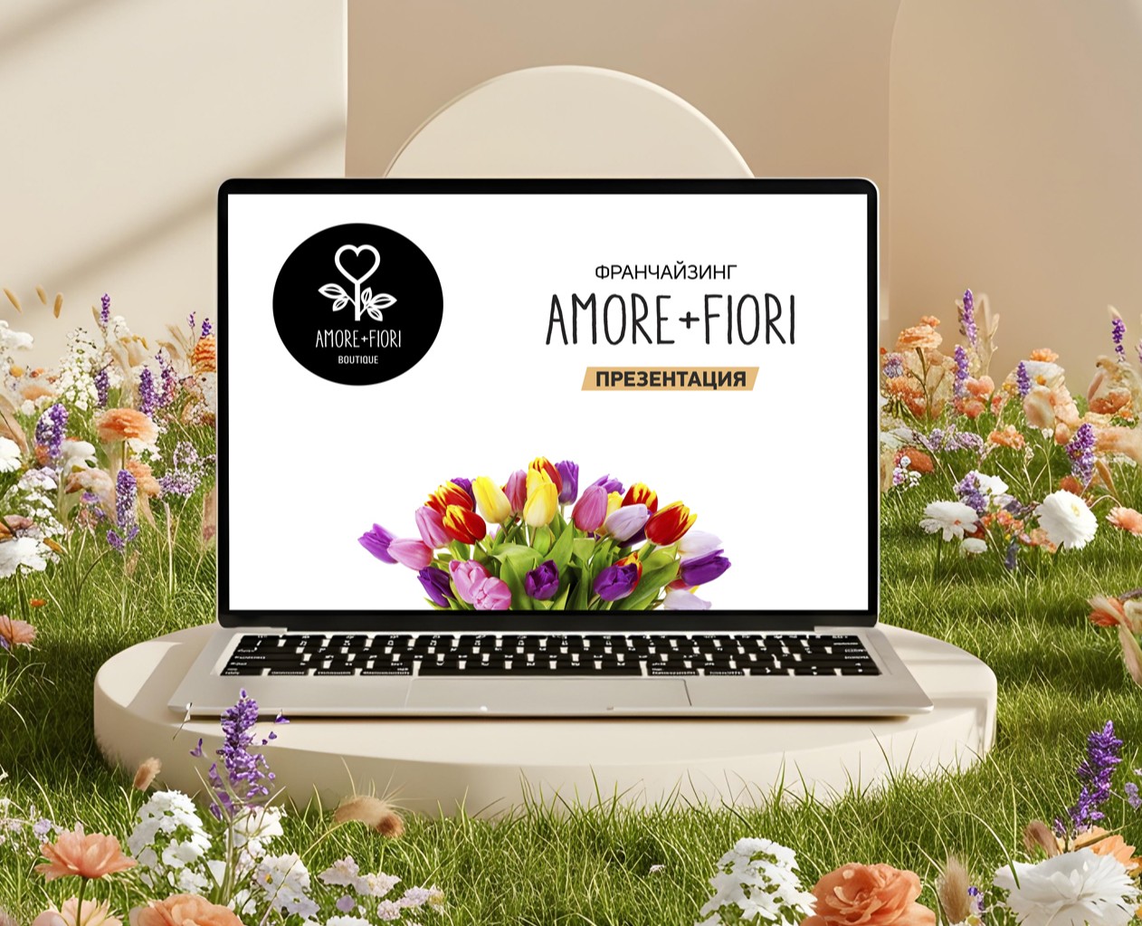 презентация франшизы amore fiori — Брендинг, Маркетинг на Dprofile