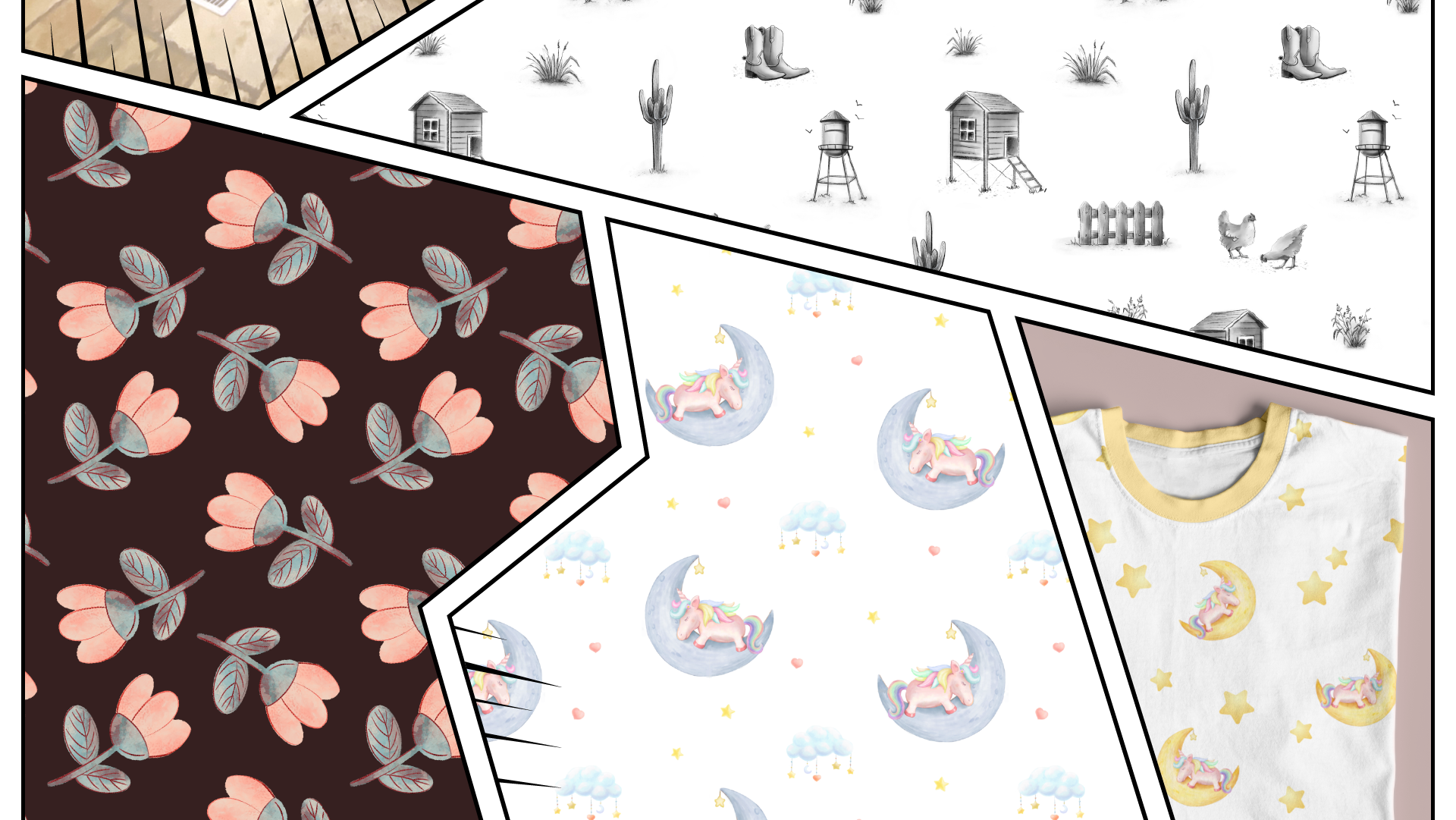 My seamless patterns — Изображение №9 — Иллюстрация, Графика на Dprofile