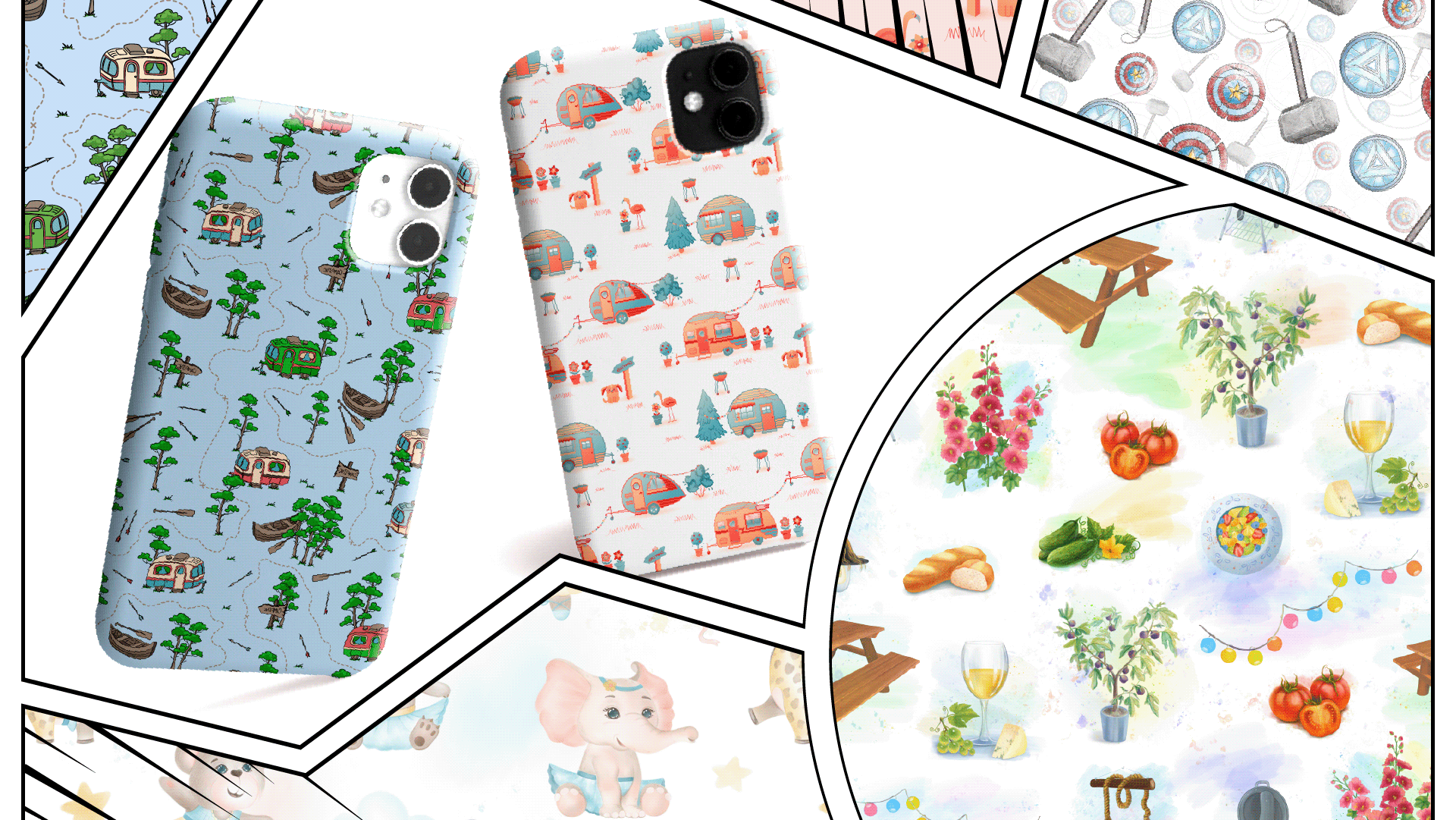 My seamless patterns — Изображение №11 — Иллюстрация, Графика на Dprofile